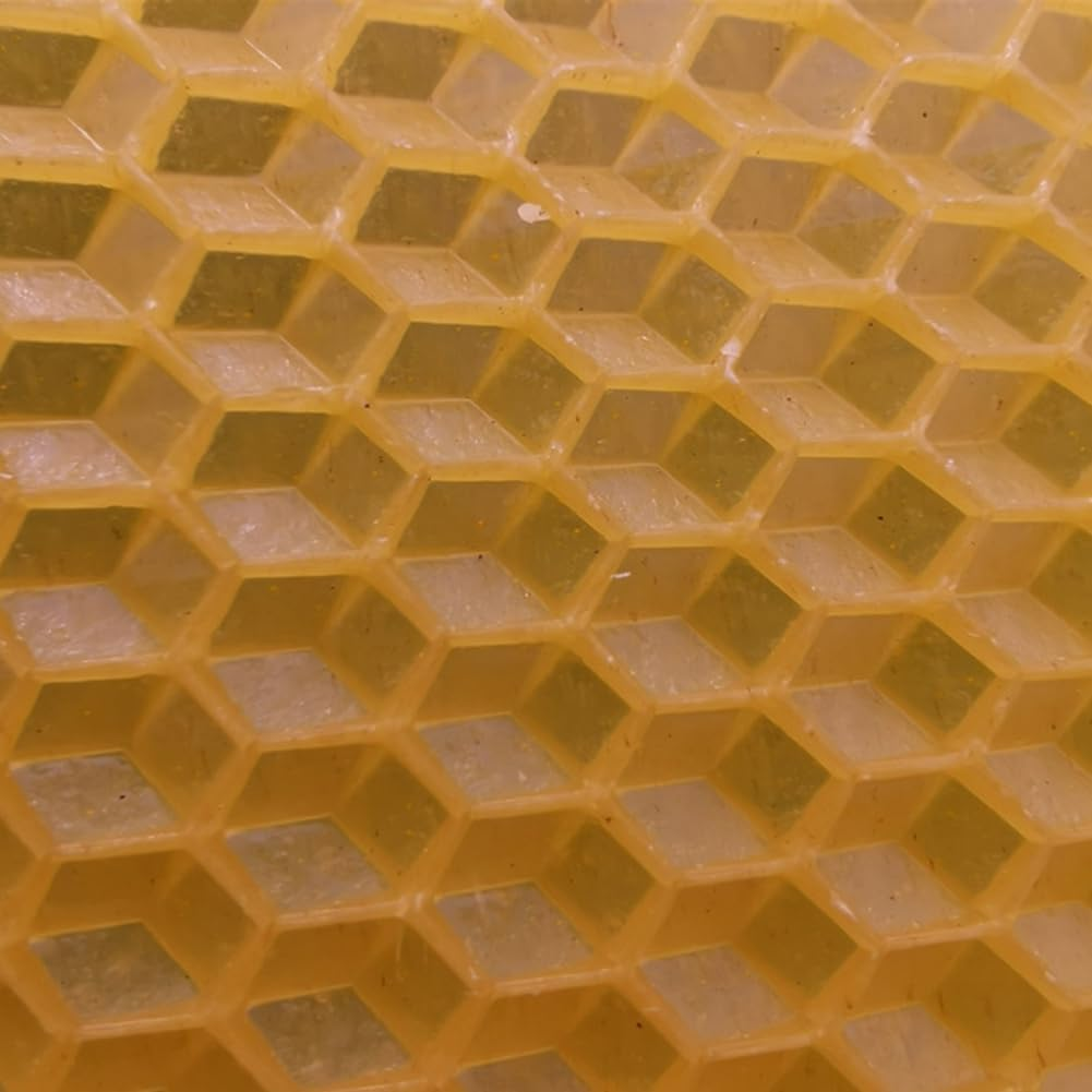 30Pcs Bee Hive Foundation Sheets, Deep Beeswax Foundation Sheets for Bee Frames Beekeeping Tool 41.5X19.5Cm image number 1