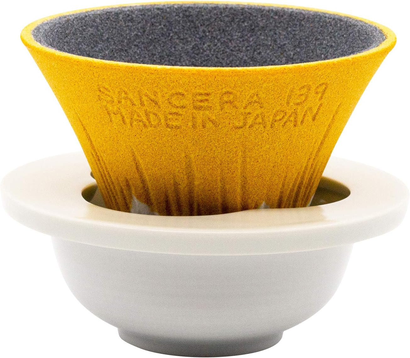 Kofil 1390400201 Standard Ceramic Coffee Filter Dripper with Dedicated Base, Blue - 01.Fuji Blue image number 2