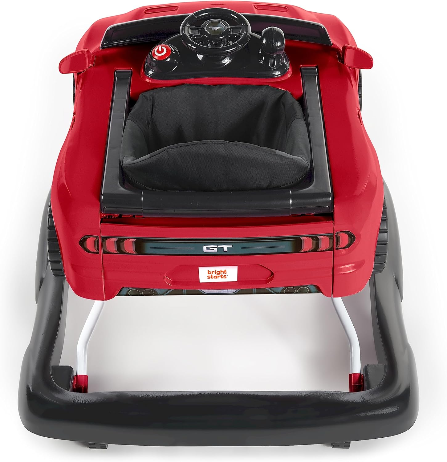 Bright Starts Ford Mustang 3-In-1 Baby/Toddler Walker Toys/Car Push 6-12M Red image number 3