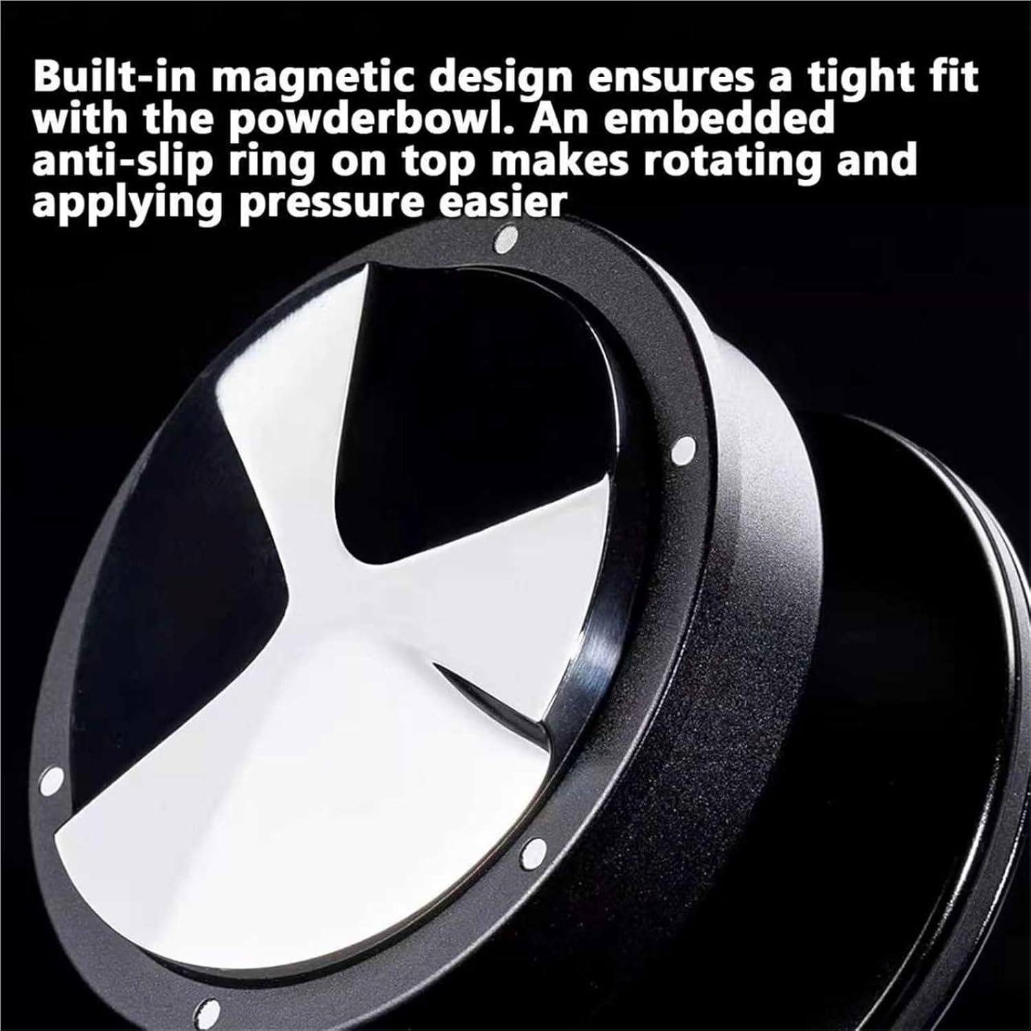 58Mm Espresso Accessories Kit, 3Pcs Coffee Distributor and Spring Loaded Tamper, WDT Tool, Magnetic Fixation, with Wooden Storage Stand, Coffee Machine Accessories for Barista(A) - A image number 3