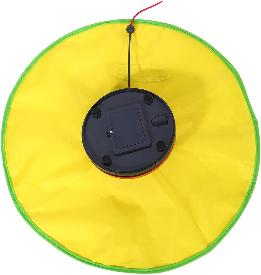 Akozon Jouet Electronique Pour, Electronic Meow Undercover Clawing Mouse Cat Interactive Le Chat Avec Souris Cach&eacute;e Toy Training Tool 4 Vitesses Sous Tapis Vitesse Jaune image number 2