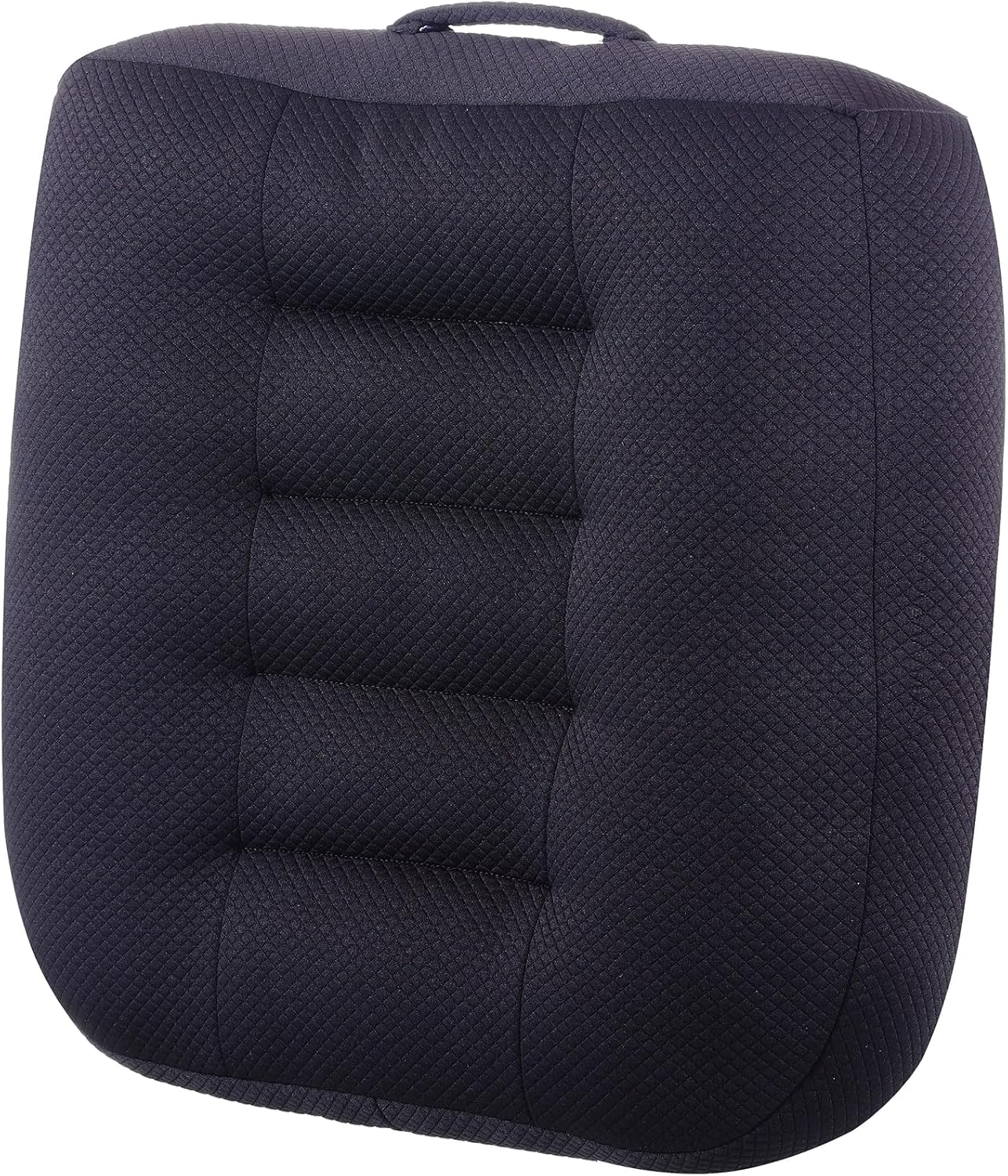 WSGJHB Car Booster Seat Cushion Posture Cushion Portable Breathable Mesh, Effectively Increase the Field of View by 12Cm/ 4.7In, Ideal for Office, Home, Angle Lift Seat Cushions,Black