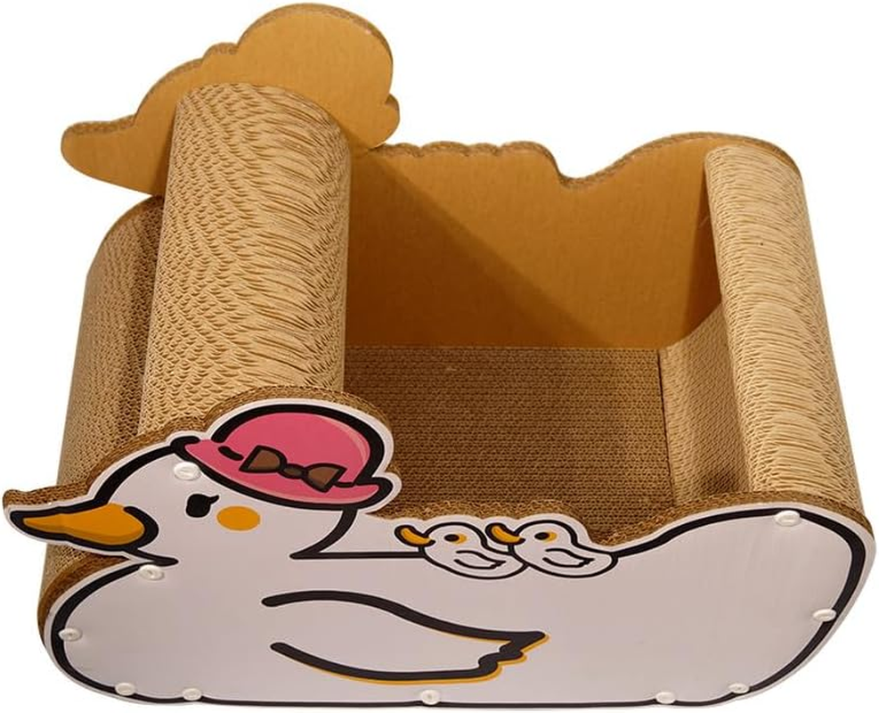 Cat Scratching Post, Cat Litter Box, Cat Bed, Cat Sofa, Cat Scratching Board, Indoor Cat Scratching Post (Bathing Duck-Women)