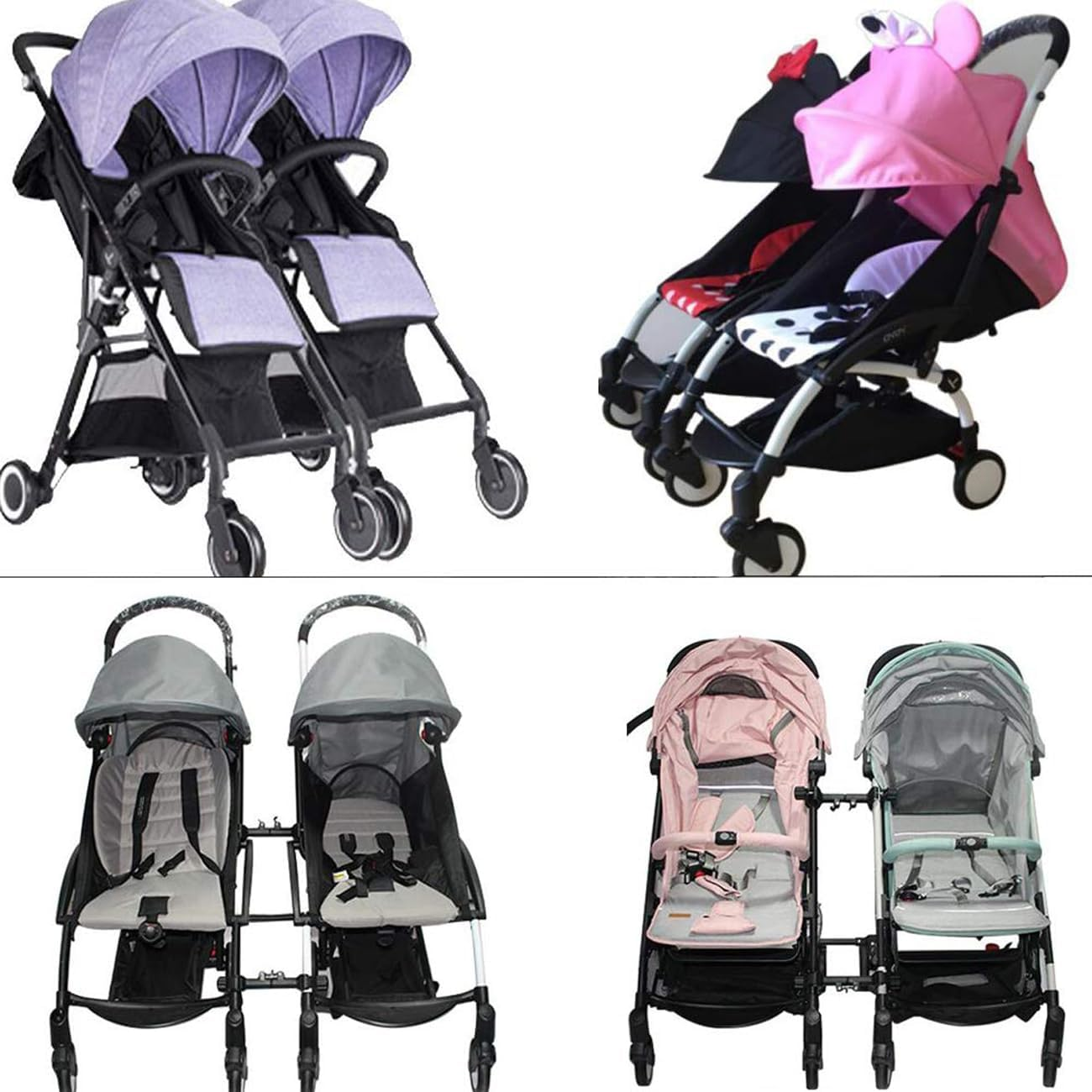 Baby Stroller Connectors, Turn 2 Strollers into an Instant Tandem Stroller, Fits Most Baby Strollers image number 2