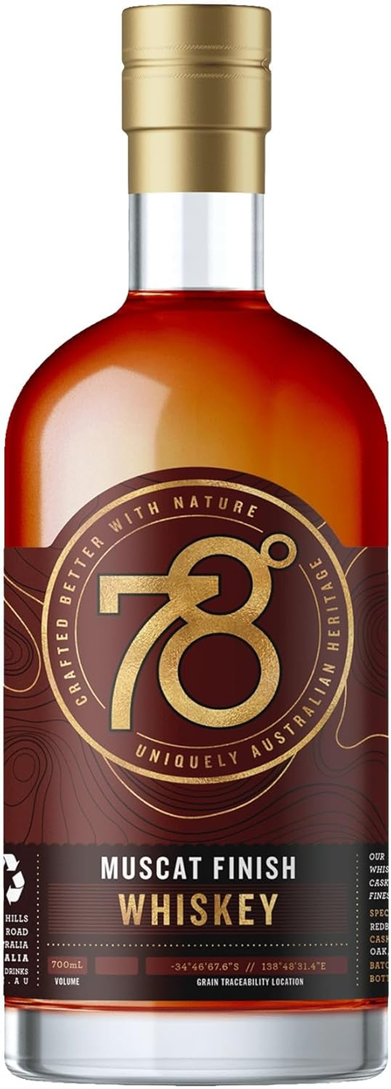 78 Degrees Muscat Finish Whisky 700 Ml