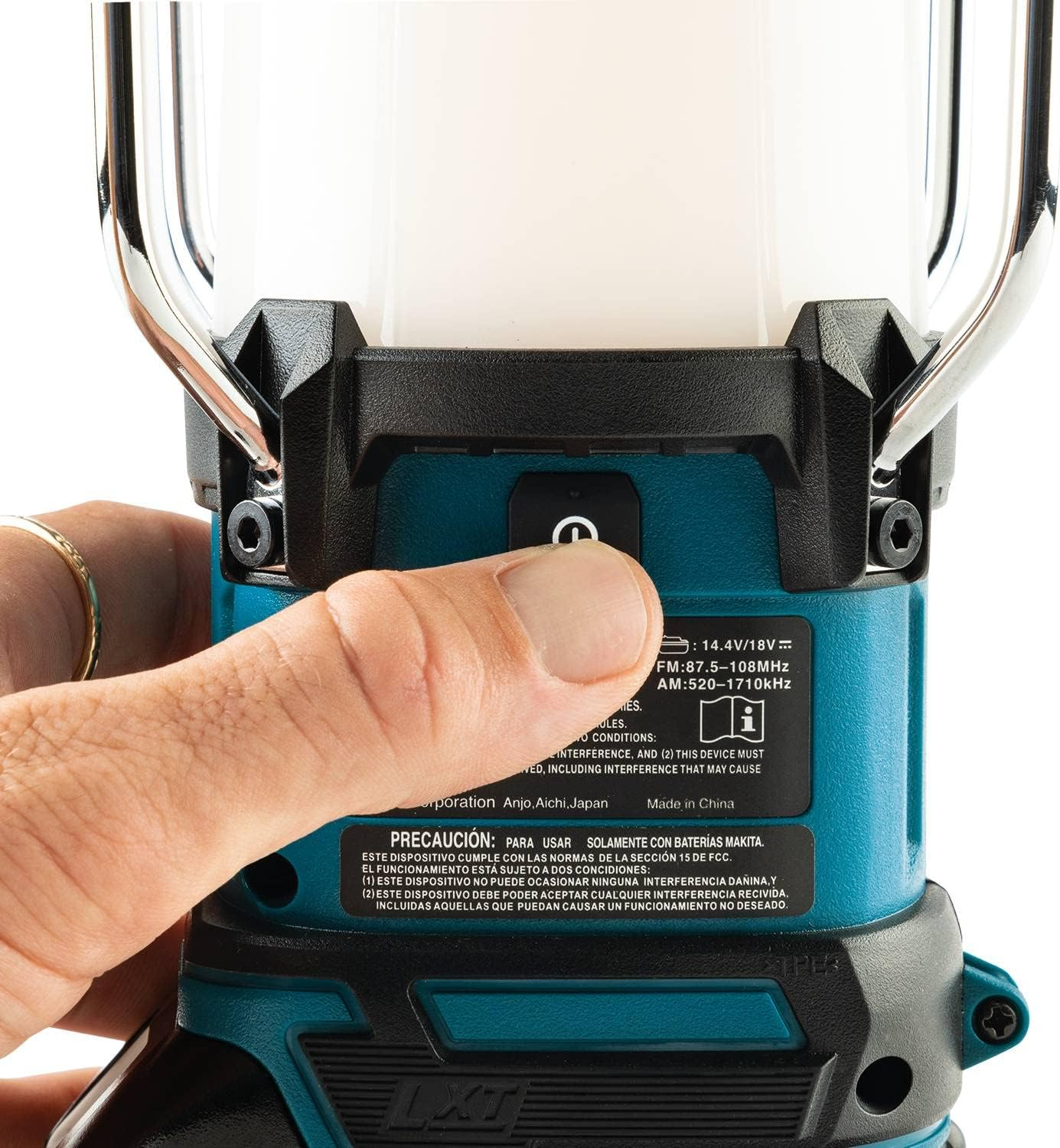 Makita DMR055 18V LXT LED Lantern Radio (No USB, No Bluetooth, No Digital Radio, Not Including Battery/Charger) image number 2