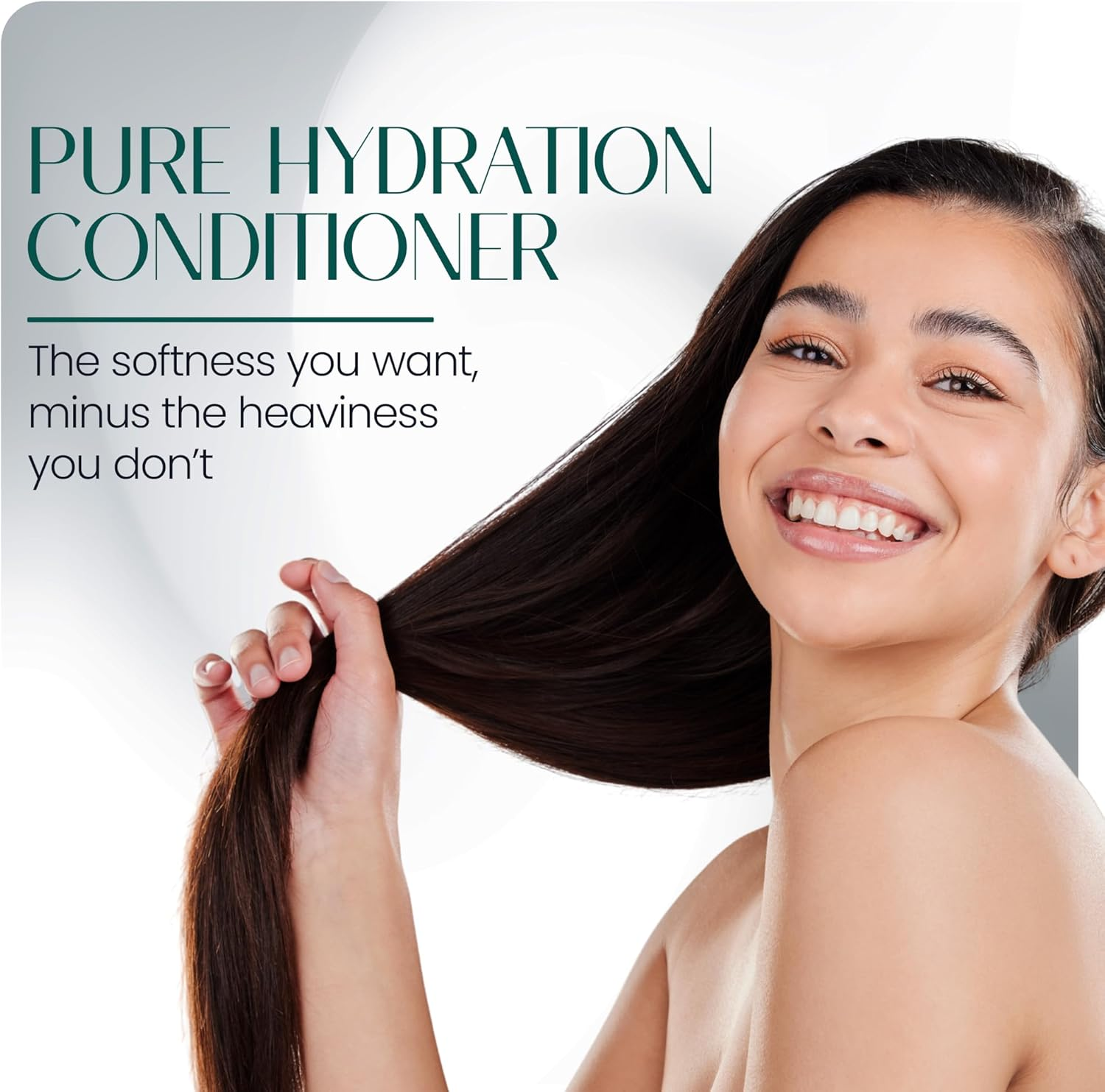Hairification Pure Hydration Daily Conditioner for Dry or Fine Hair with Hyaluronic Acid, Niacinamide and Pro-Vitamin B5, 300Ml image number 3