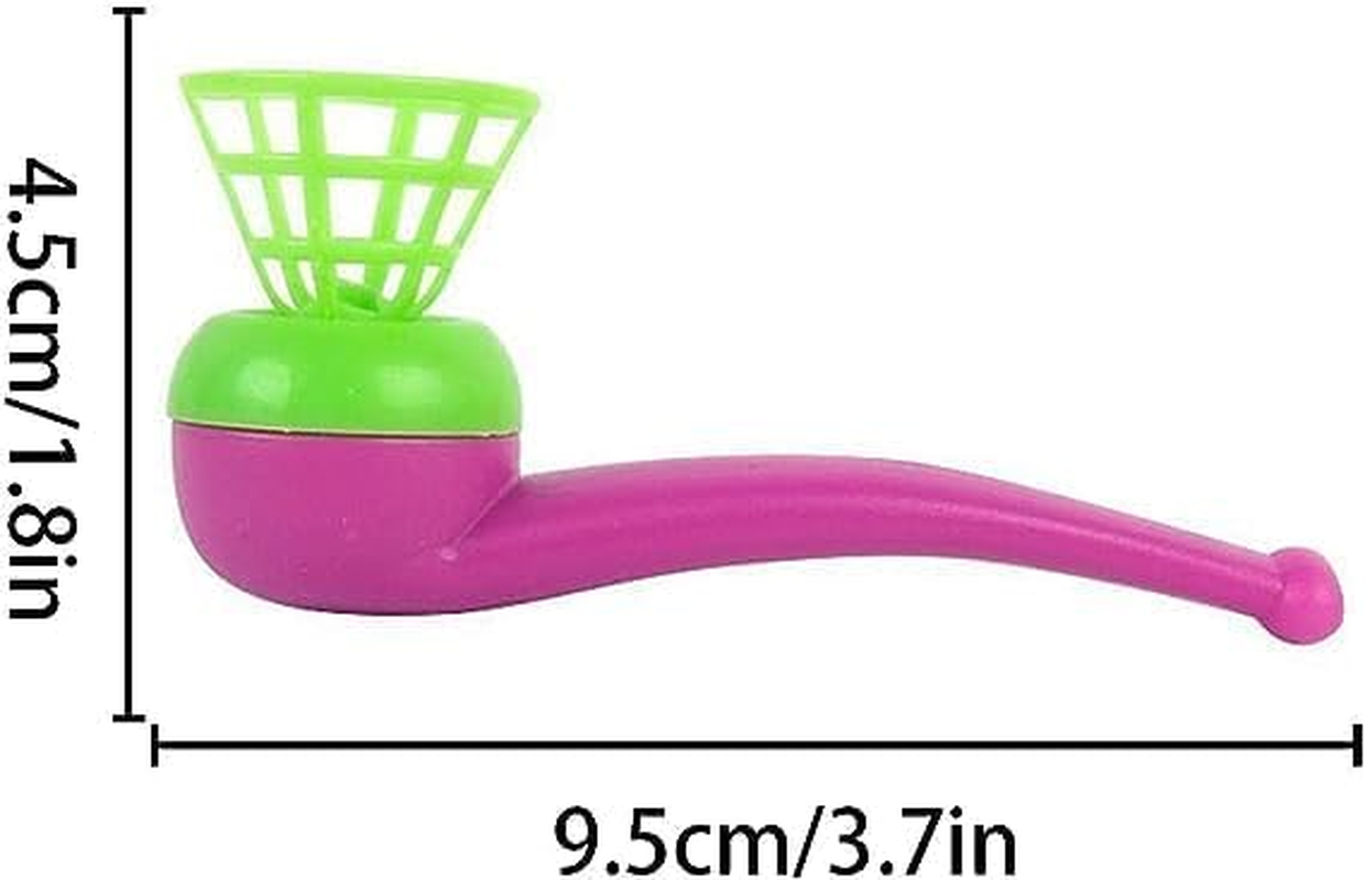 3Pcs Random Color Floating Blow Pipe & Balls Game, Balance Blowing Toys - Stress Reliever for Toddlers to Adults image number 5