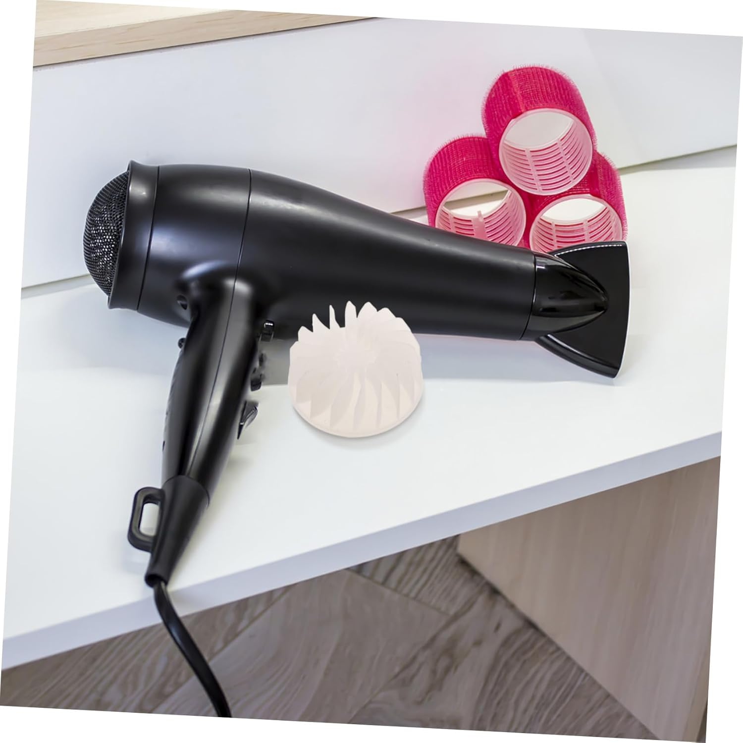 Minkissy 20Pcs High Wind Power Hair Dryer Fan Hair Dryer Part Abs White image number 1