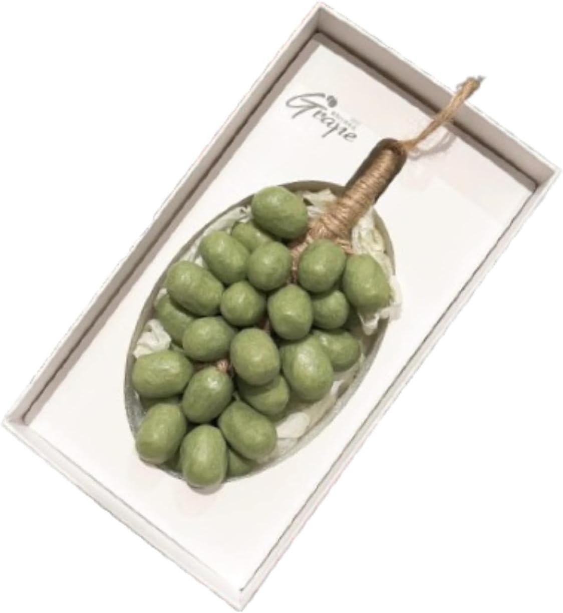 Perfk Bunch of Grapes Soap Perfume, Creative Deep Cleansing Handmade Soap, Hanging Decoration for Daughter Bathroom Wife Face, Green image number 3