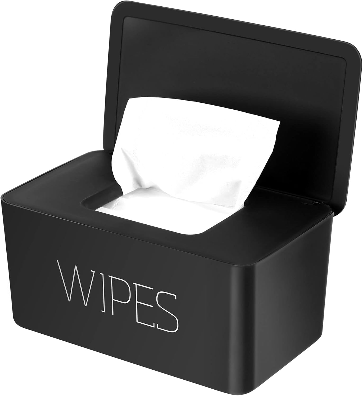 NOVWANG Wipes Dispenser, Large Capacity Baby Wipe Holder(8.3L X 4.9W X 3.9H Inches) Refillable Wipes Container with Sealing Design Baby Wet Wipes Dispenser for Bathroom Home Office Car