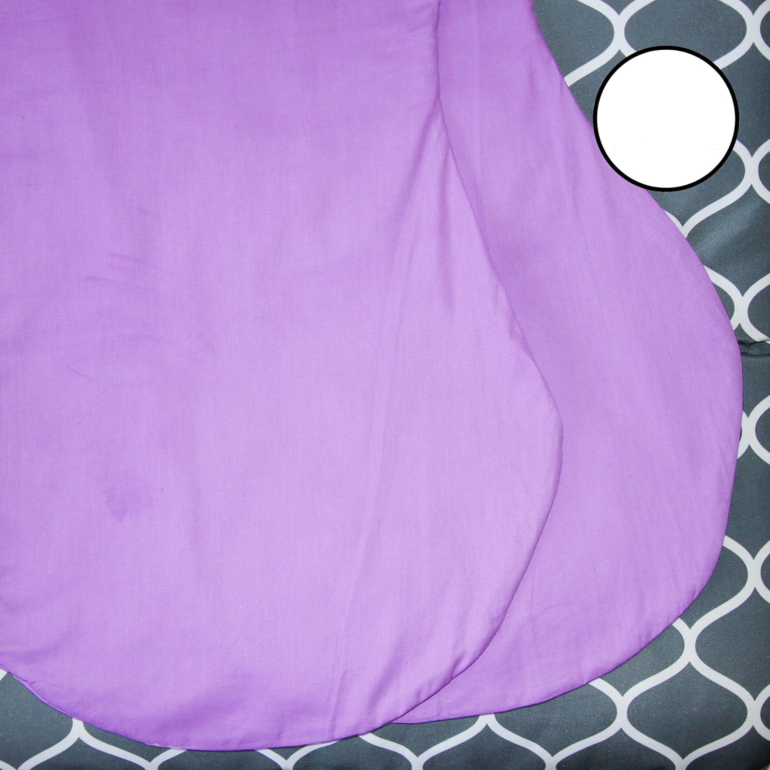 Pregnancy & Maternity Pillow - Body Pillow - for Back Pain Relief and Comfort - Anxiety and Stress Relief - SNUG HUGS - Cover Only (Purple)