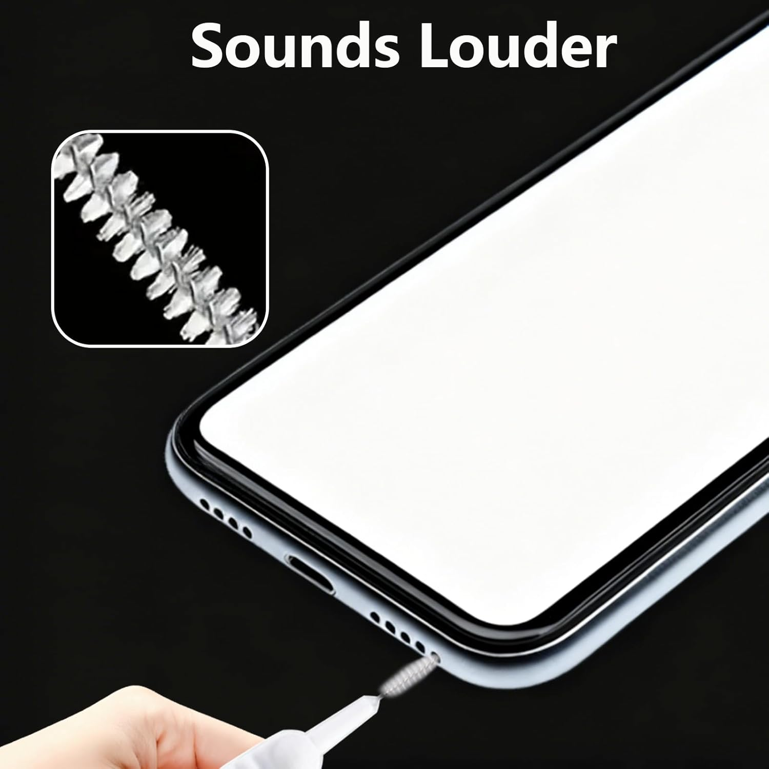 ONBPIY 13-Piece Phone Cleaning Kit for Iphone Charging Port Camera Speaker Cleaning Brush Keyboard Cleaner with Anti-Slip Design Dust Removal Tool (Tpye C) image number 4