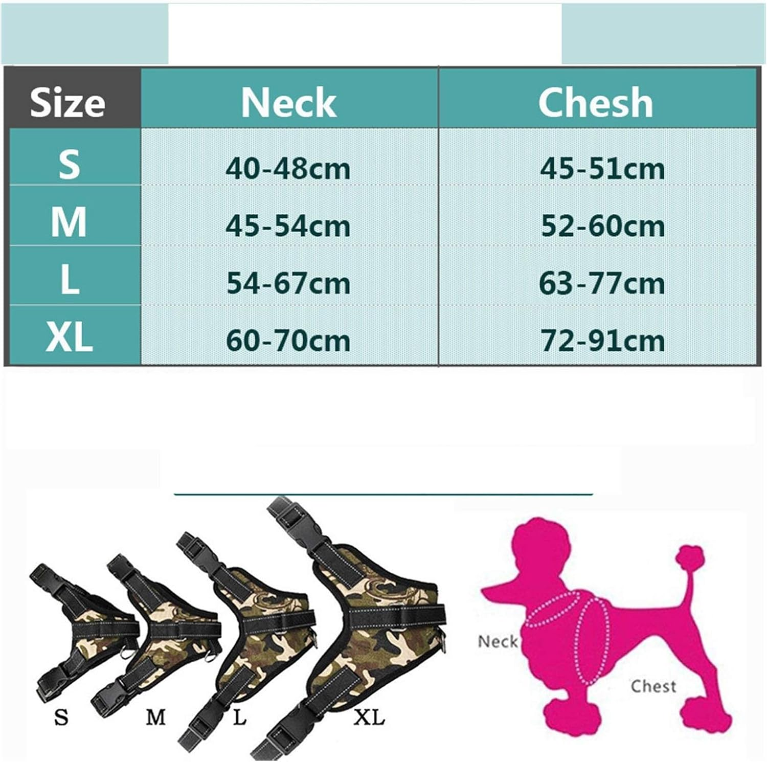 ZYHWS Pet Products for Large Dog Harness K9 Glowing Led Collar Puppy Lead Pets Vest Dog Leads Accessories Chihuahua Dropship (Color : Pink Mesh, Size : XL)