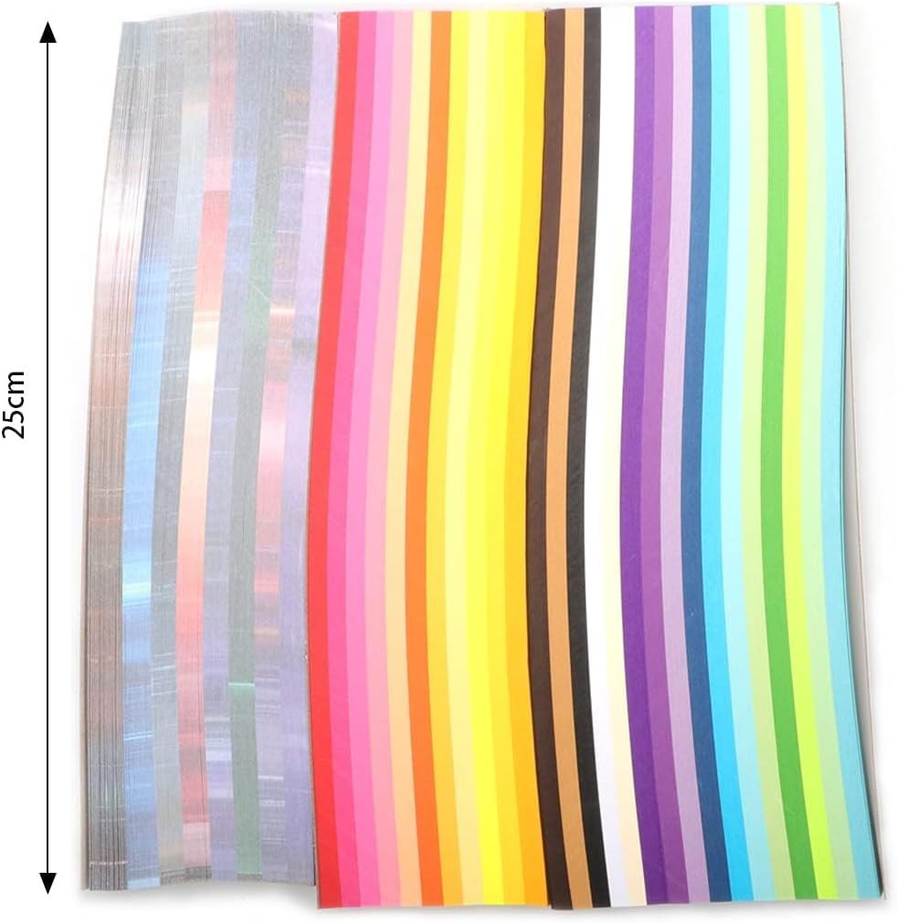 Stars Papers, 24 * 1CM 1910 Sheets Lucky Origami Stars for DIY Paper Arts Crafts (Candy and Starry Sky Gradient) image number 6