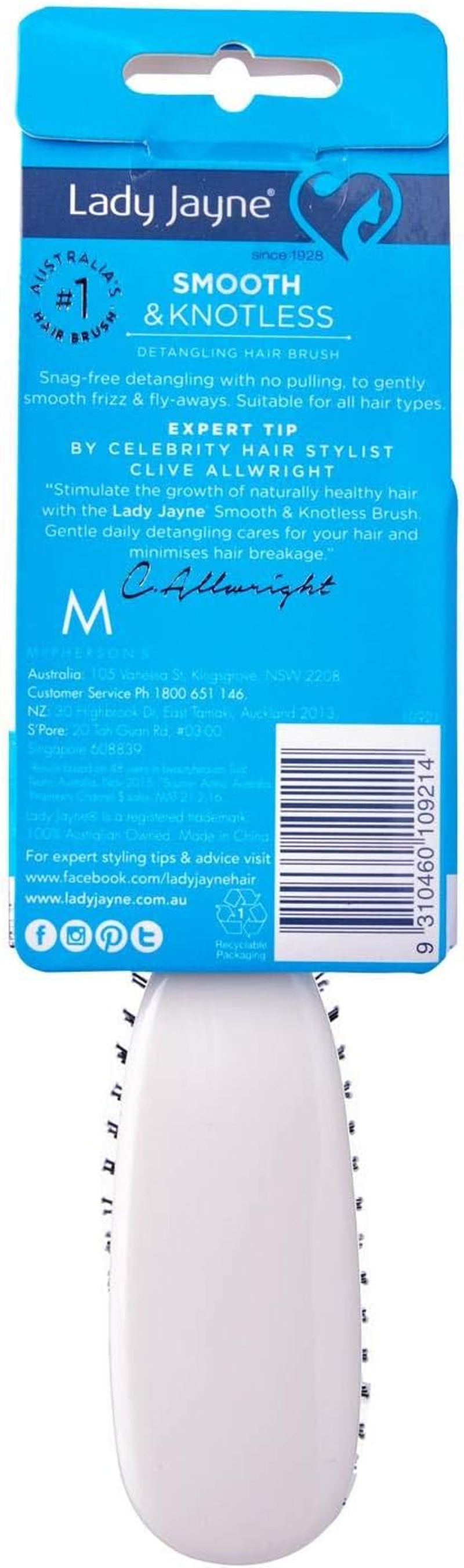 Lady Jayne Detangling Brush Small image number 3