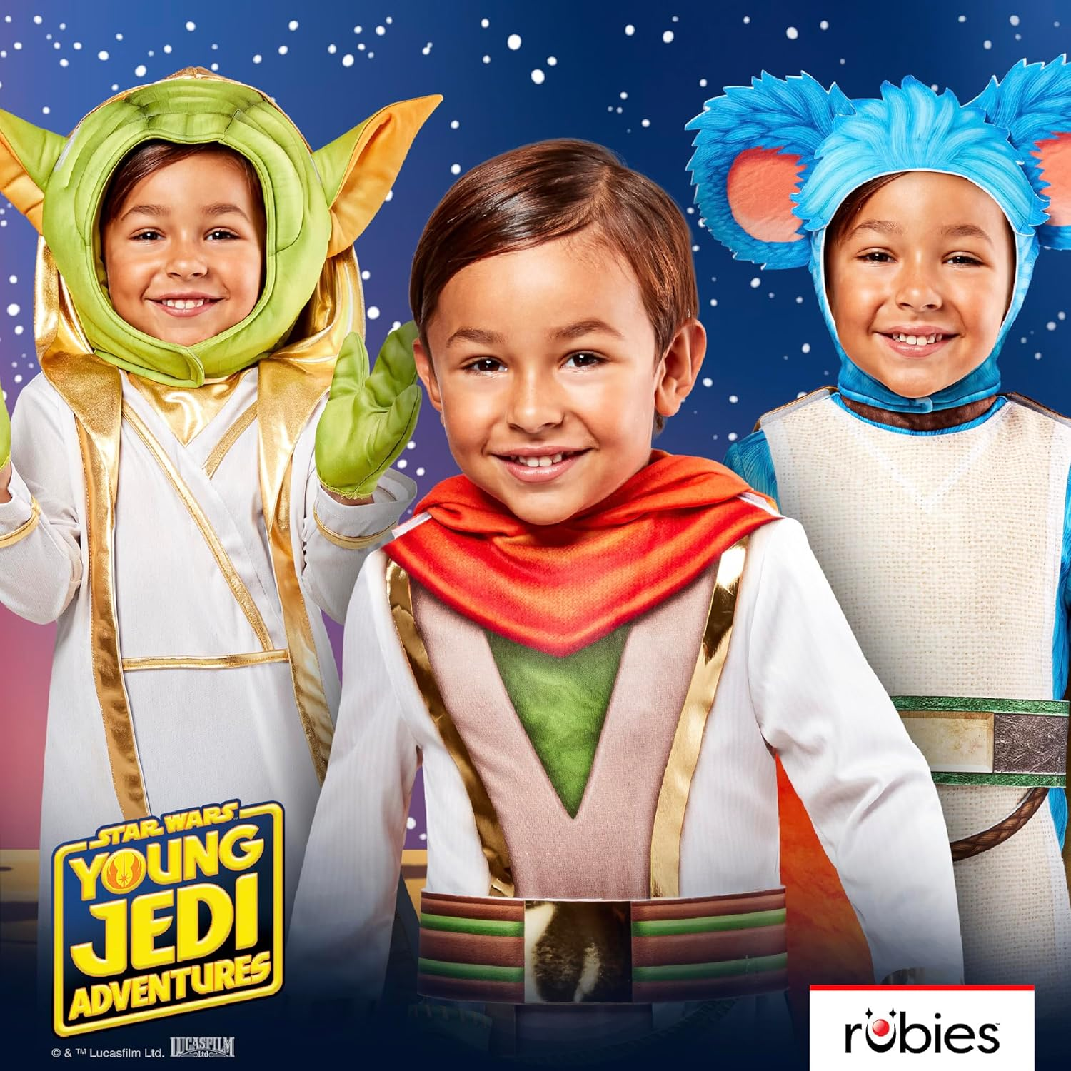 Kai Brightstar Deluxe Costume for Toddlers & Kids - Star Wars Young Jedi Adventures - Small (3-5 Yrs) image number 2