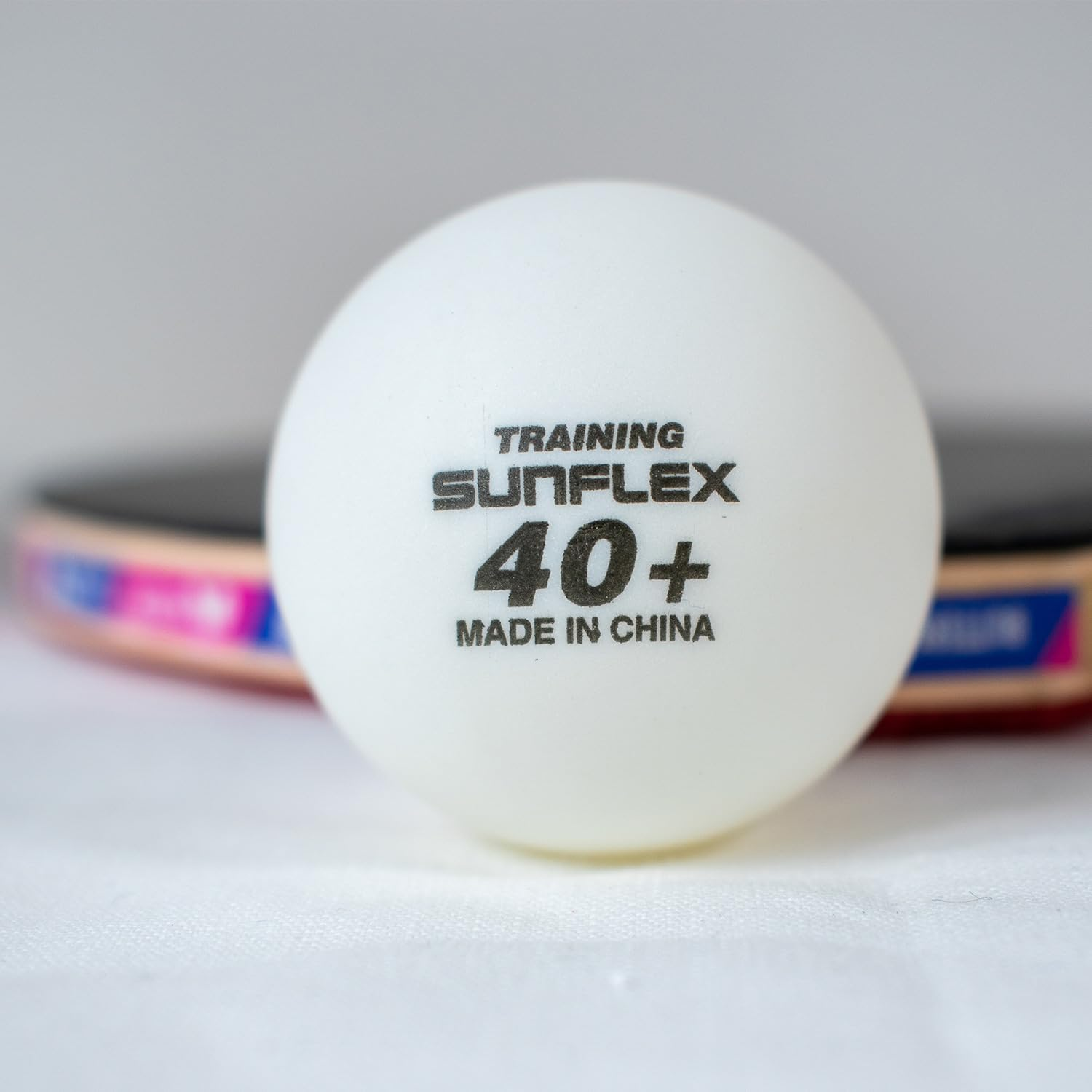 Training 40+ Table Tennis Balls (Pack of 6), White, Plastic Table Tennis Balls for Multi-Ball Training & Serving Practice image number 3