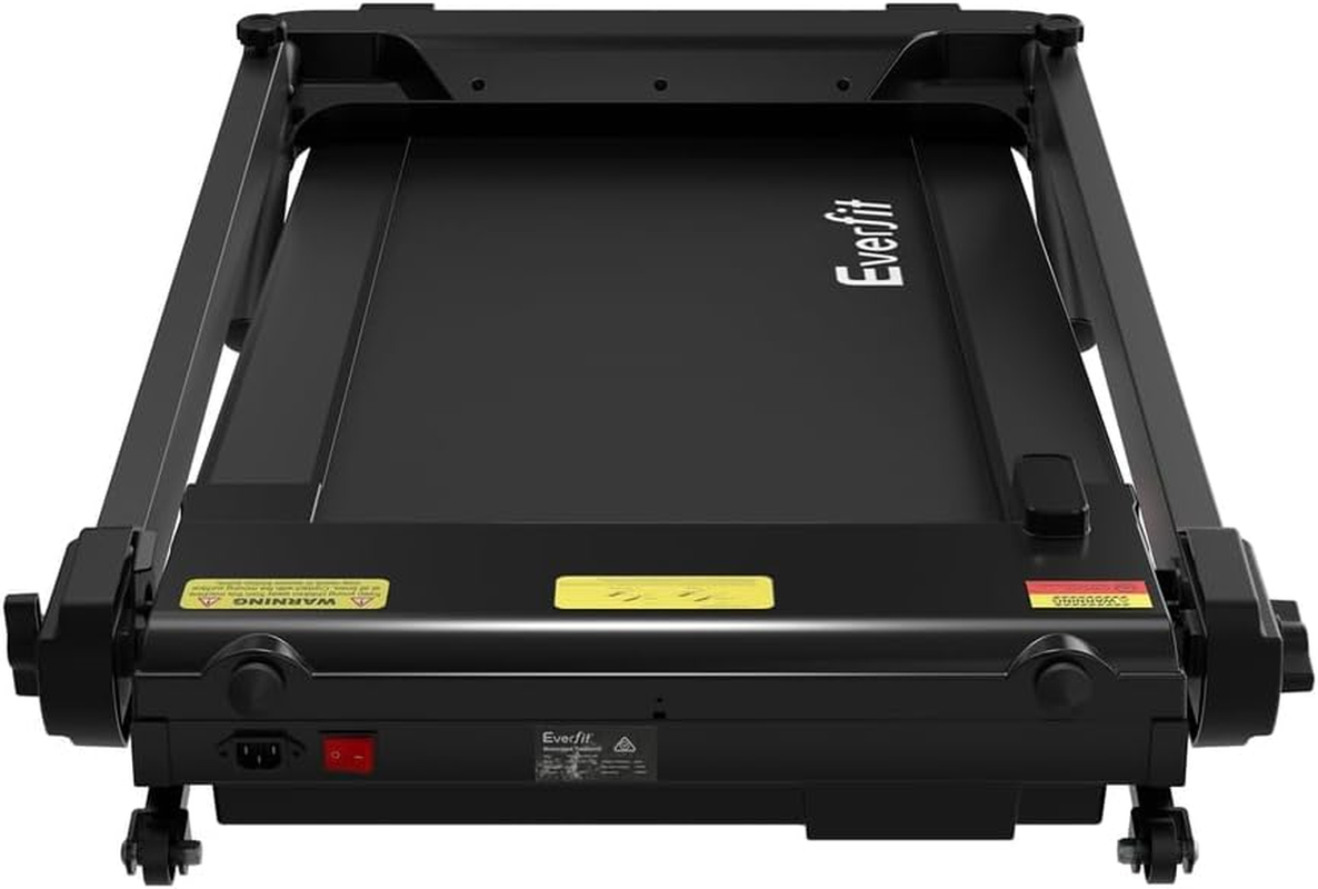 Everfit Treadmill Electric Treadmills with 420Mm Running Belt, Folding Walking Pad Foldable Machine Exercise & Fitness Equipment, with up to 14Km/H Speed for Home Gym Workout Black image number 2