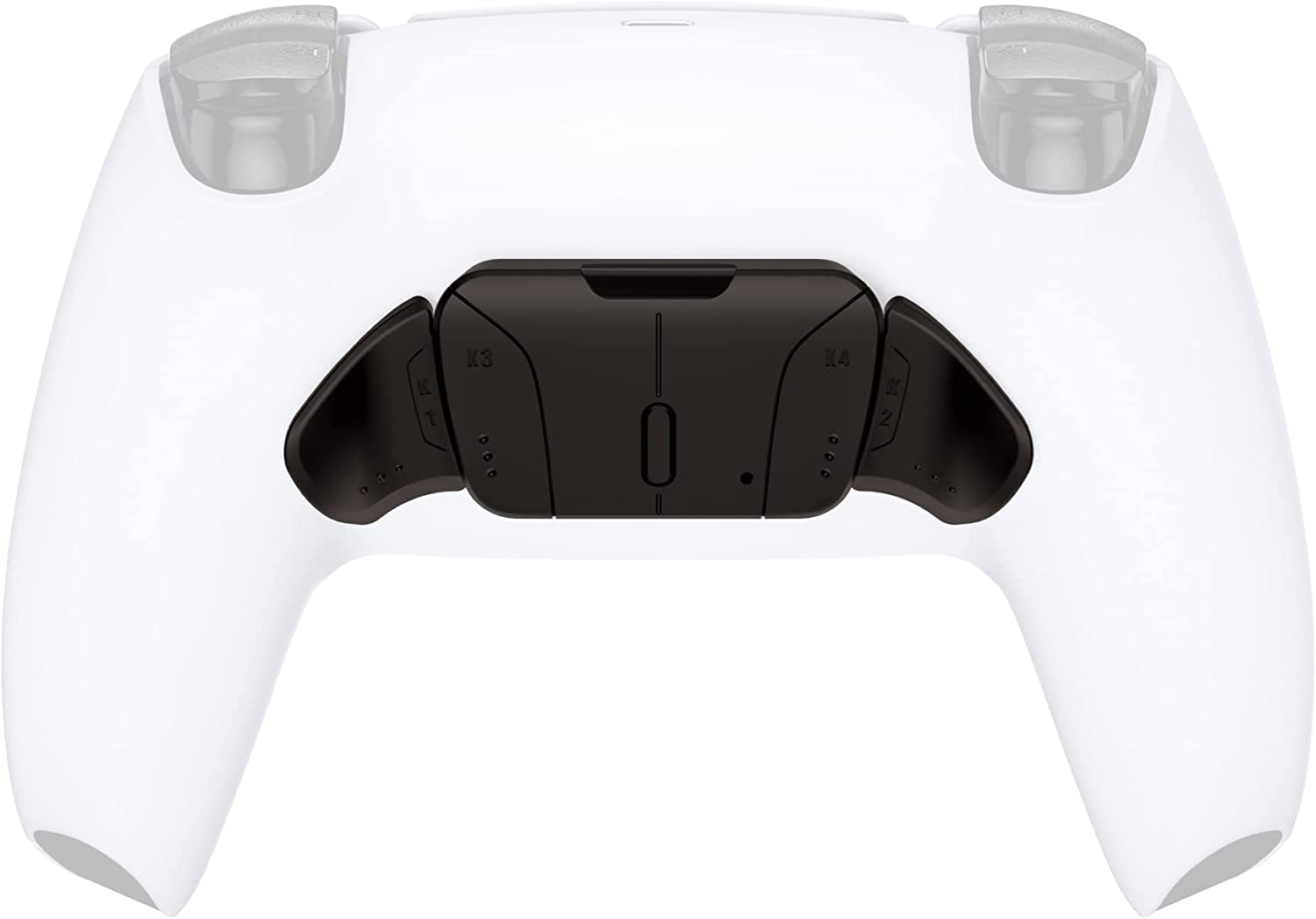 Turn Rise & RISE4 to RISE4 RMB Kit &ndash; Silver Real Metal Buttons (RMB) Version K1 K2 K3 K4 Back Buttons Housing & Remap PCB Board for PS5 Controller Extremerate Rise & RISE4 Remap Kit