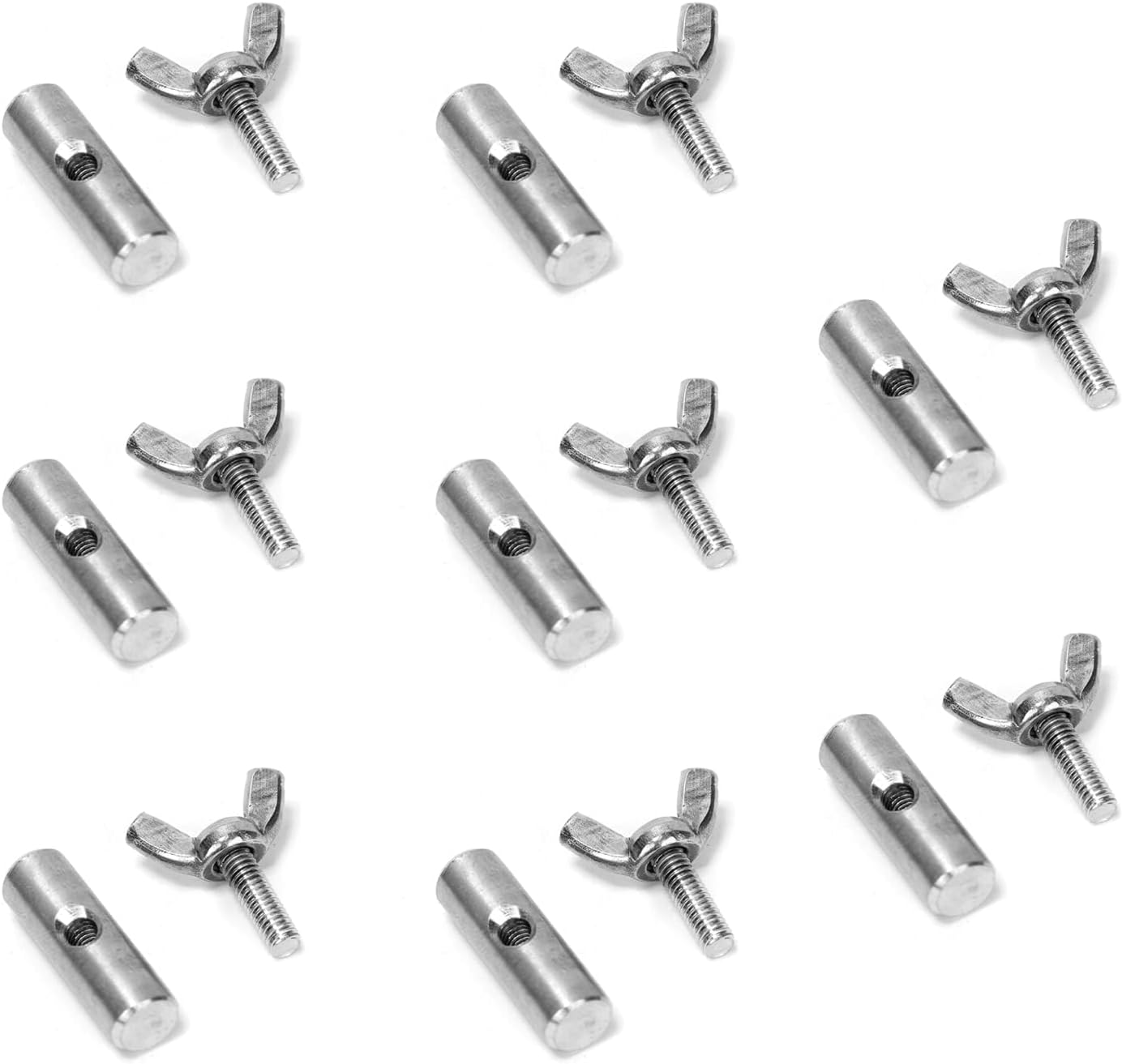 Ruimou 8Pcs Awning Track Stopper, 8Mm Cylindrical Stainless Steel Awning Accessories for Car, RV, Yacht, Outdoor Awning Track(8X25Mm) image number 6