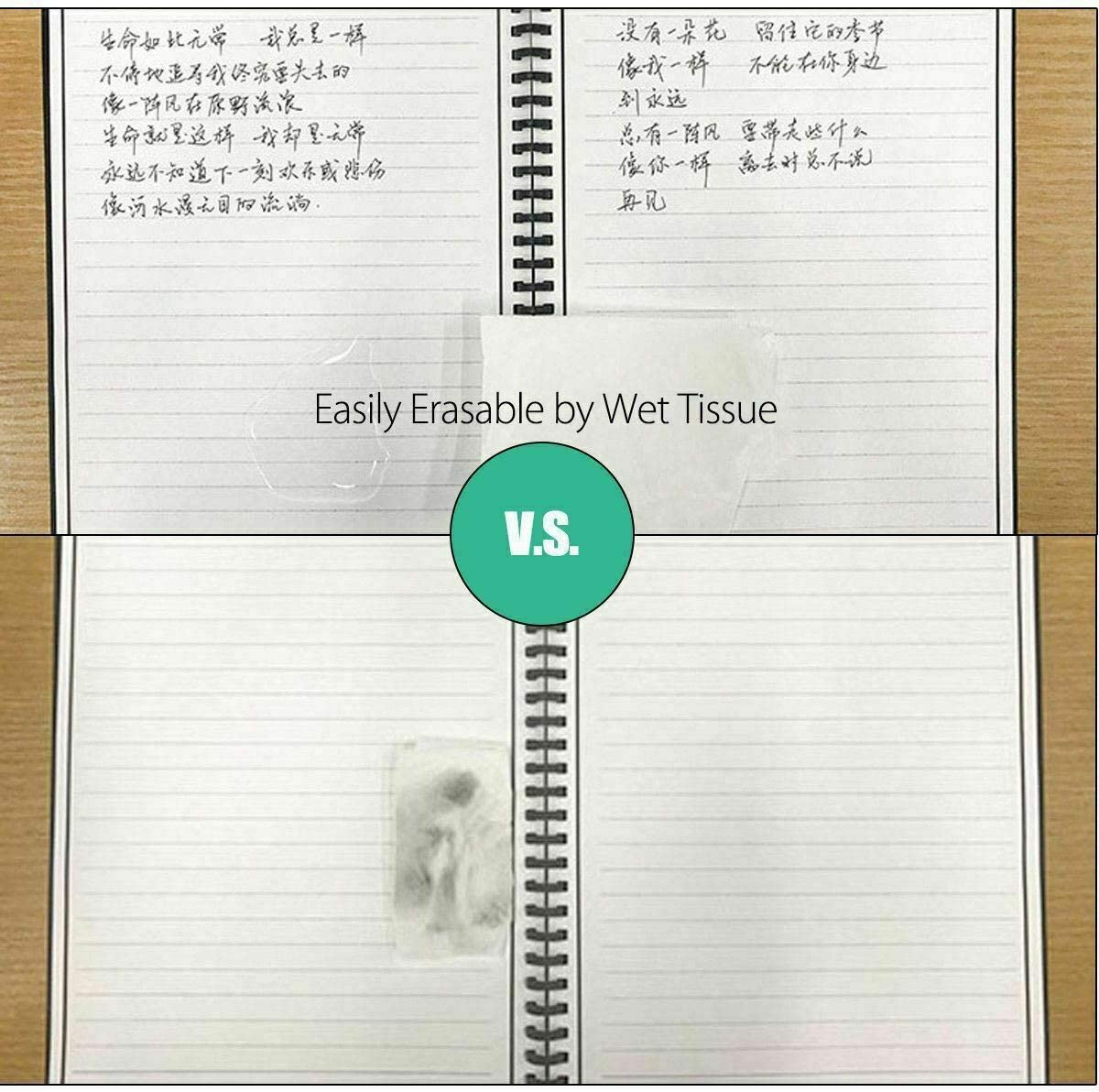 Erasable Reusable Elfinbook Smart Notebook 2.0 Upgraded Pen Ios Cloud Business B4A1 image number 3