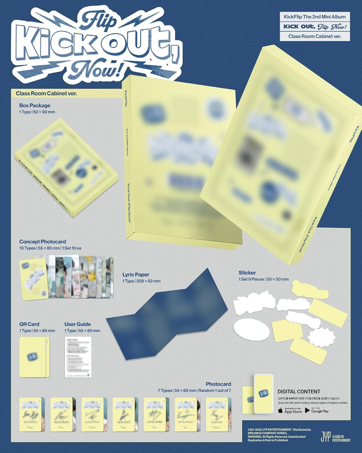 Kick'Flip Kick Out, Flip Now! 2Nd Mini Album with Tracking Sealed (Platform Random Version) image number 4