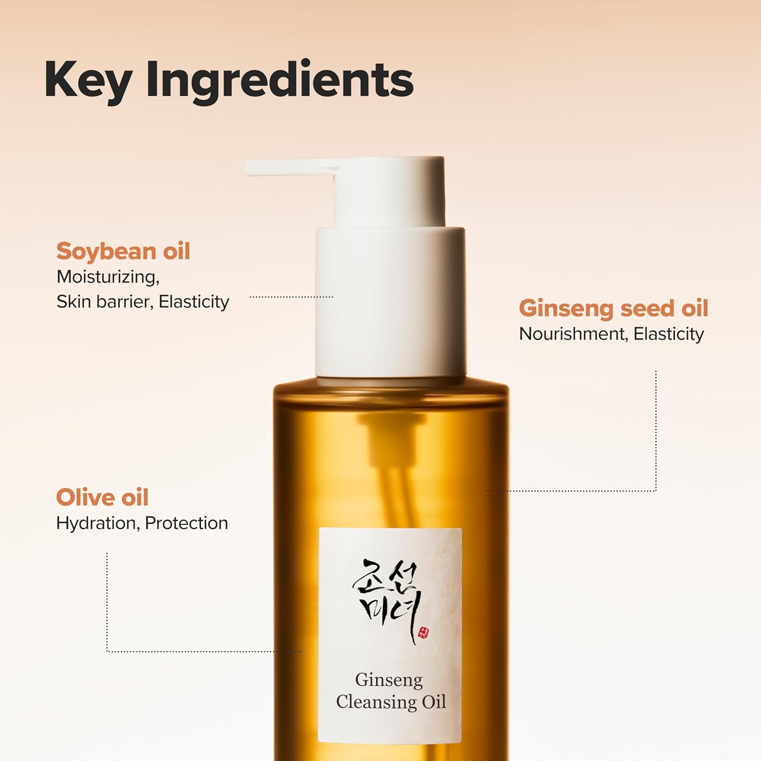 Beauty of Joseon - Ginseng Cleansing Oil - 210 Ml/Skin Care /210 image number 5