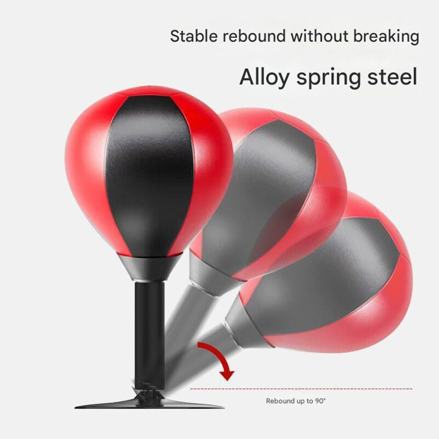 Desktop Punch Bag, Heavy Duty Desk Punching Bag for Stress Relief - 2024 Upgrade Desktop Punching Bag for Kids Adults image number 6