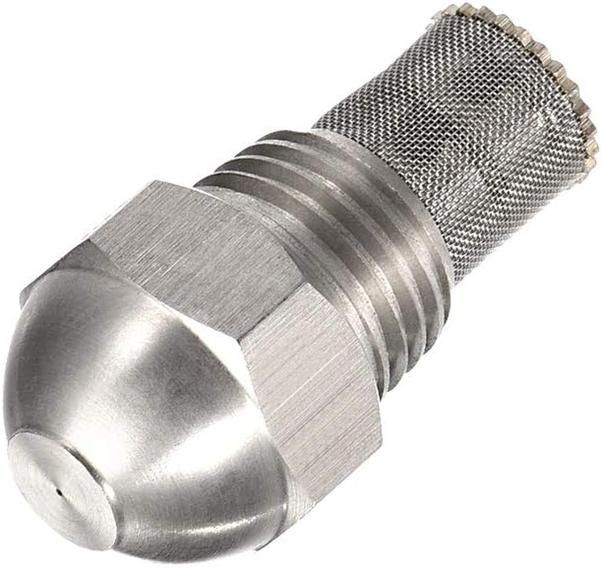 Uxcell Mist Nozzle - 1/4BSPT 0.3Mm Orifice Dia 304 Stainless Steel Fine Atomizing Spray Tip image number 5