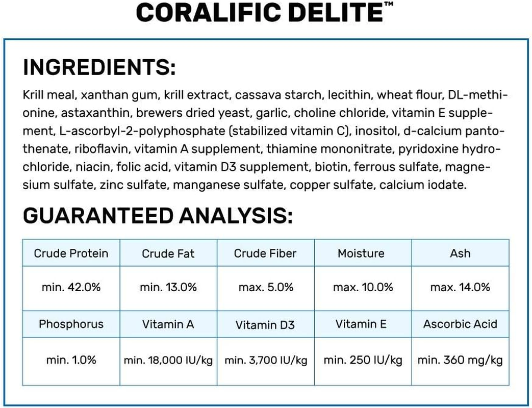 Hikari Coralific Delite 35G Aquarium Health Premium Coral Food Made in Japan image number 5
