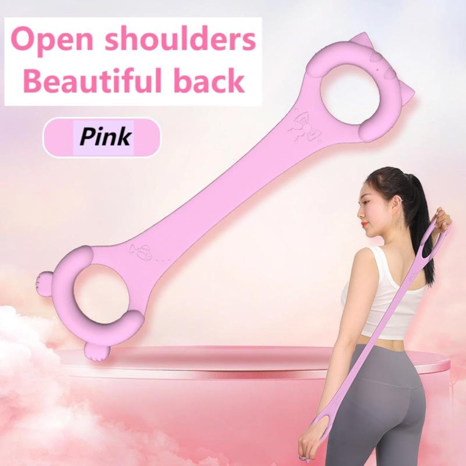 Resistance Loop Bands 5PCS Exercise Bands Set 15-50Lbs + Figure 8 Puller | Rubber Latex Anti-Slip Resistance Band for Workout, Stretching, Physical Therapy, Yoga and Home Fitness image number 1