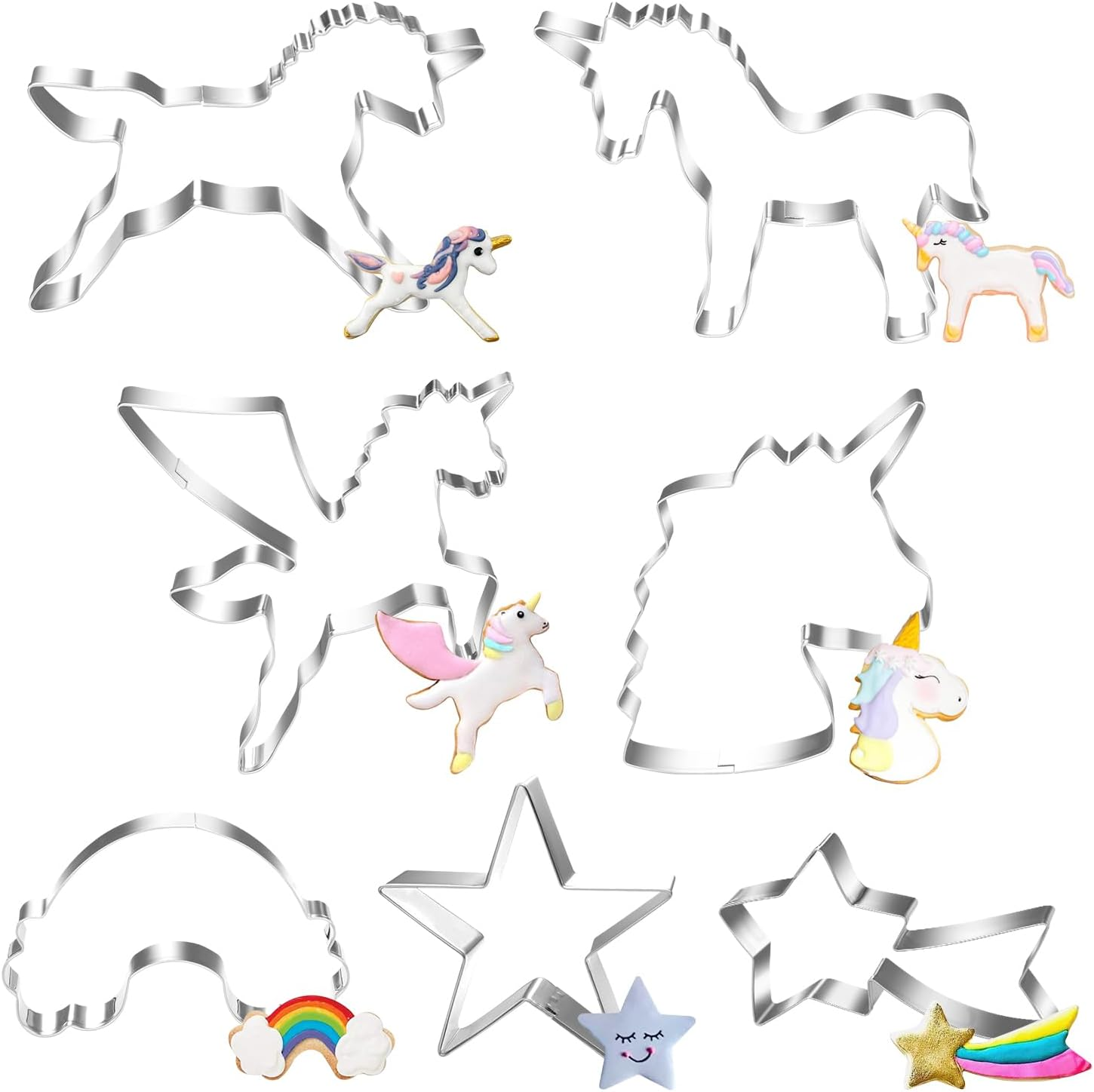 Easter Cookie Cutter, Pack of 5 Rabbit Egg Cutters, Easter Bunny Cookie Cutters, Large Easter Egg Easter Cookies Cookie Cutter, Stainless Steel Easter Biscuit Cutter Set, Easter Gift for Baking