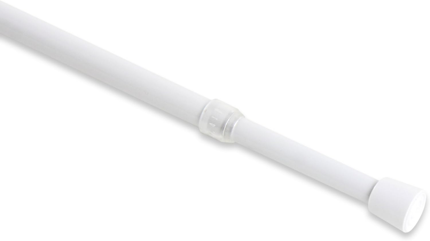 Rod Desyne 7/16" Spring Tension round Rod, 18"-28" - White image number 3