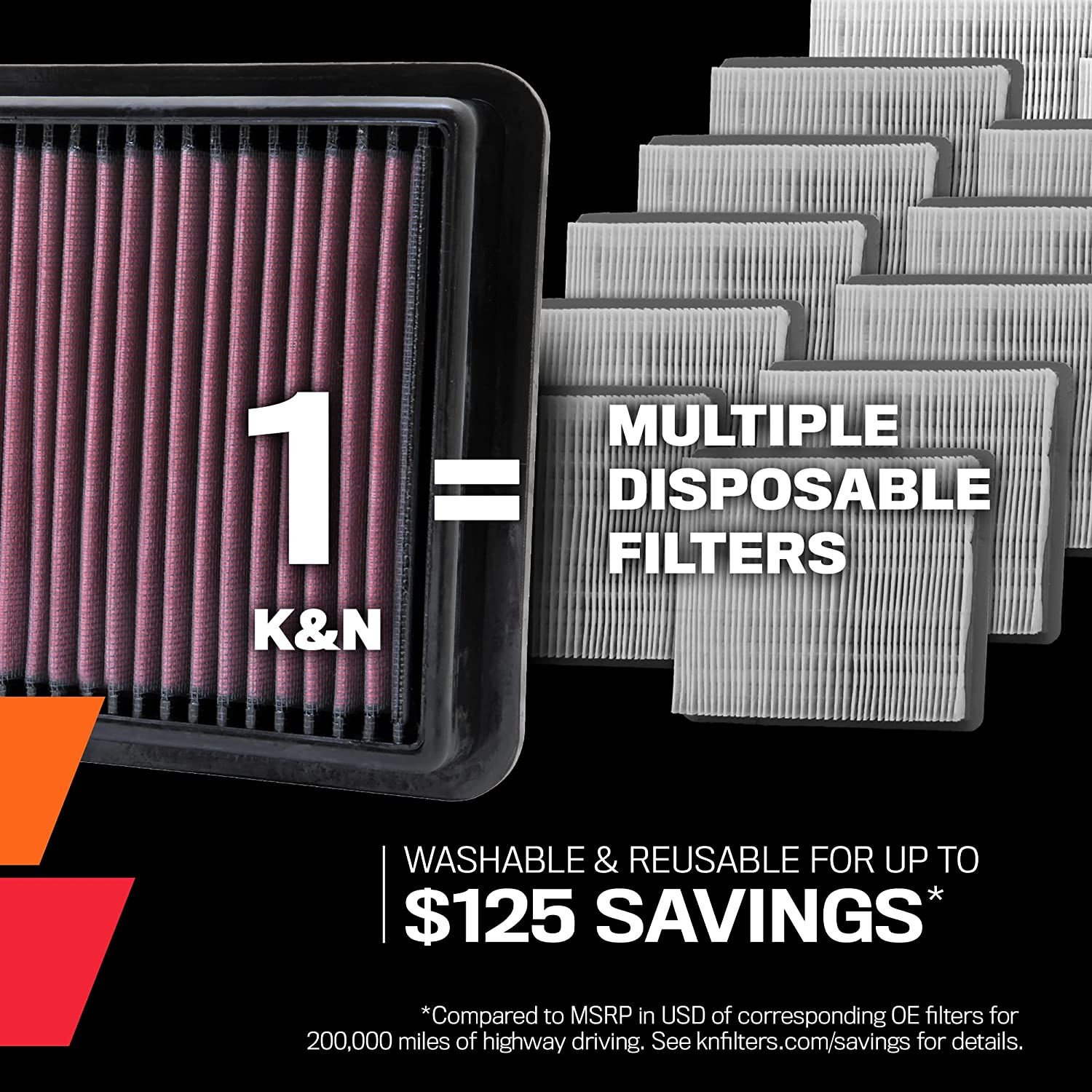 K&N E-1250 round Replacement Air Filter for 1980 Plymouth PB200 318 V8 4 BBL image number 2