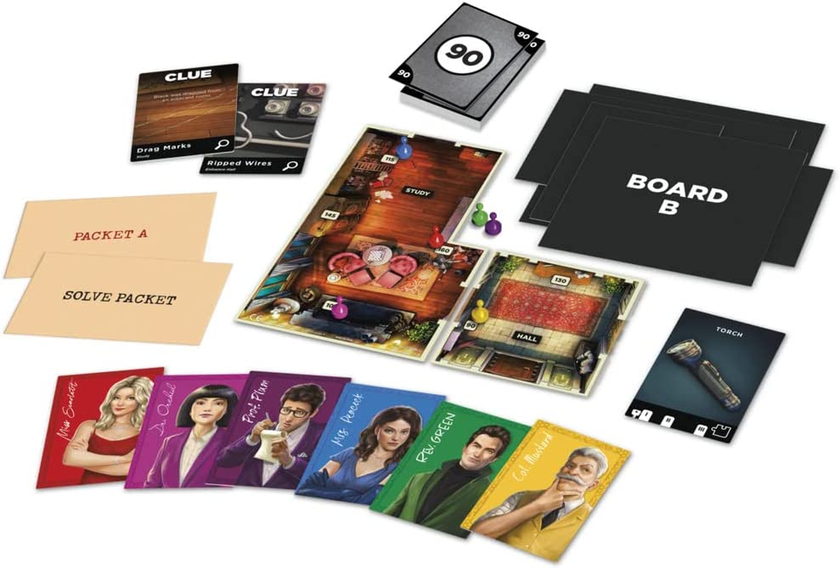 Hasbro Gaming Clue Treachery at Tudor Mansion Board Game - 1-6 Players, Ages 10+ image number 5