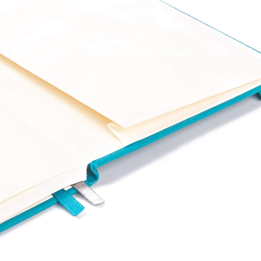 Guissi Classic Dotted Grid Bullet Notebook Journal Dot Hard Cover A5 Premium 80Gsm Thick Acid-Free Paper with Fine Inner Pocket Faux Leather Office School Supplies 144 Pages Designed in Florence image number 3