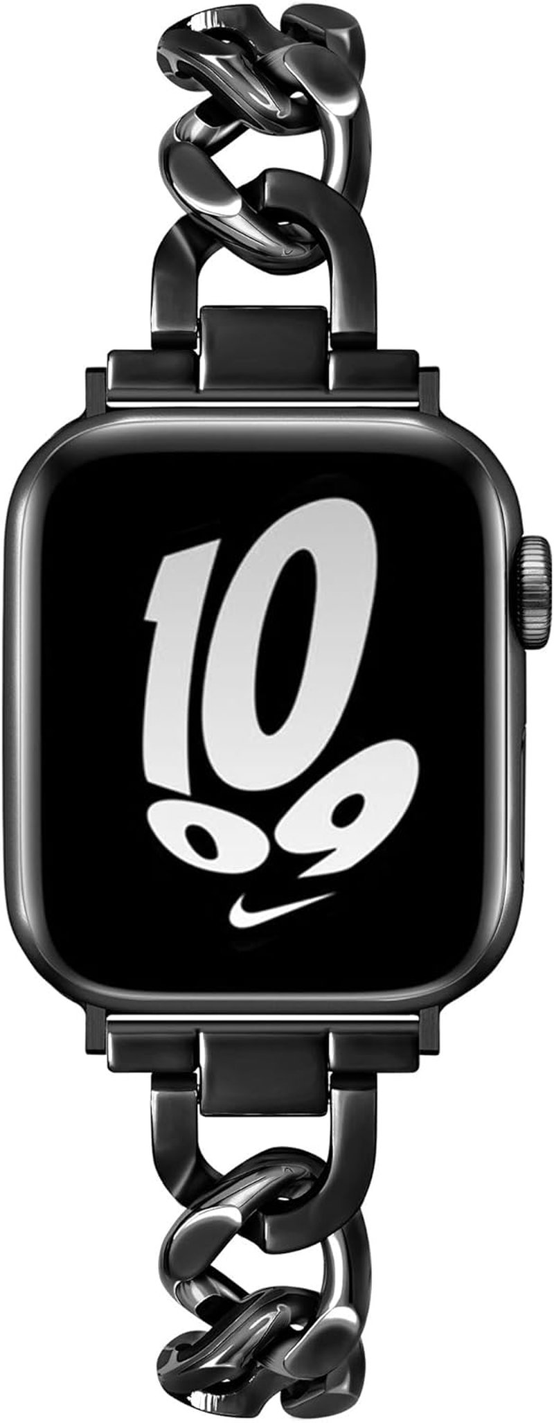 Ocaer Compatible with Apple Watch 46Mm 45Mm 44Mm 42Mm 41Mm 40Mm 38Mm 49Mm, Cowboy Chain Metal Band for Iwatch Series 11 10 9 8 7 6 5 4 Ultra SE 3 2 1,Slim Apple Watch Bracelet Strap for Women Girls