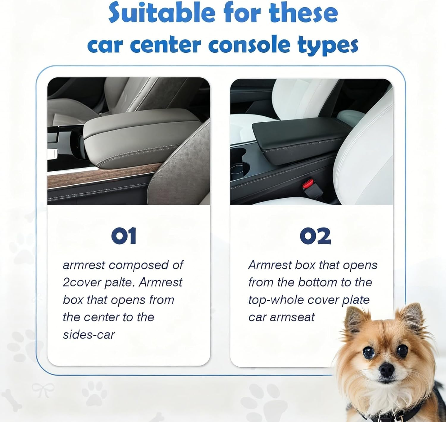 Dog Car Seat for Small Dog Center Console Pet Booster Seat Puppy Travel Accessories image number 4