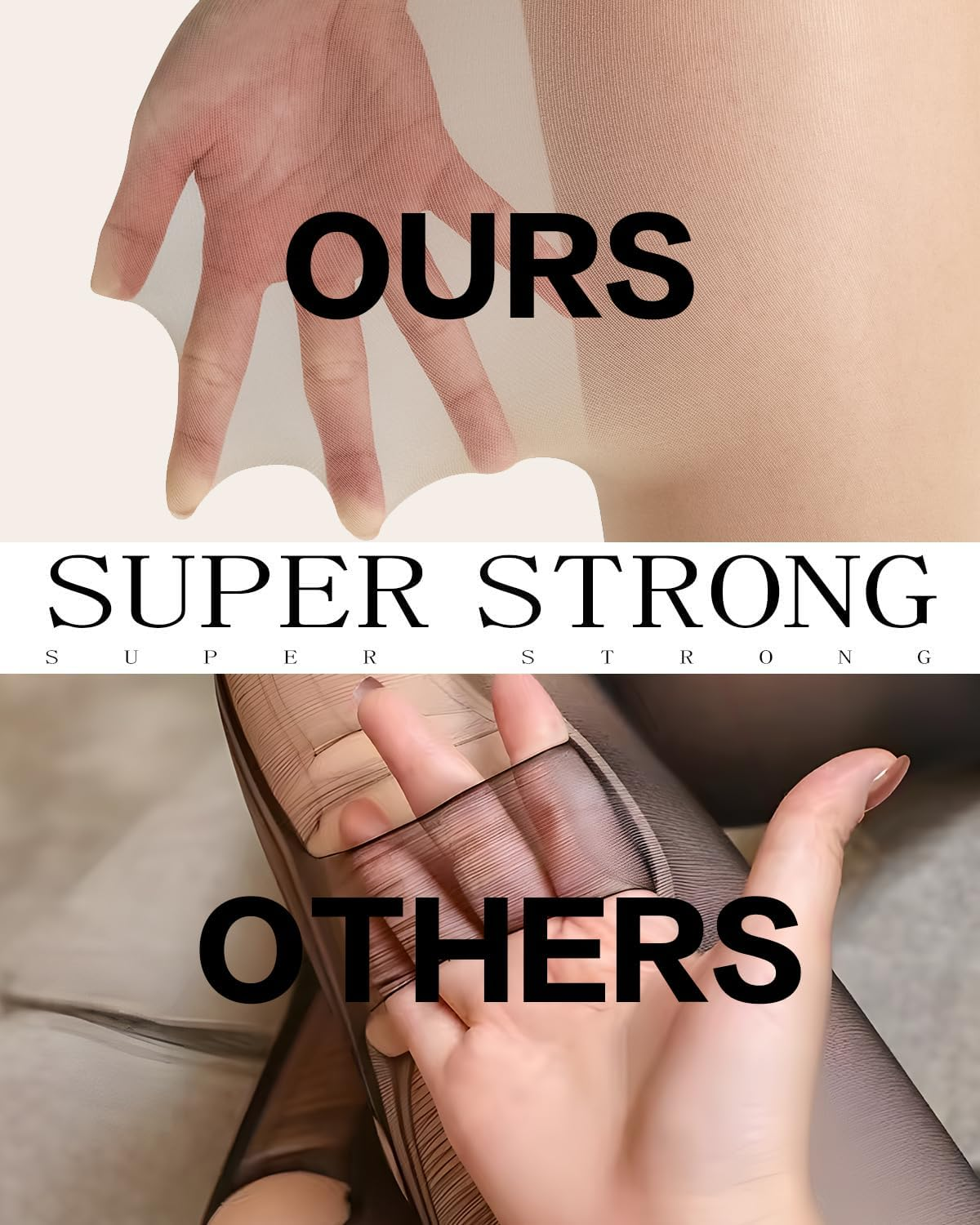 DUCMODA Womens 20D Ultra Sheer Pantyhose, Control Top High Waist Tights for Women, Silky Nylon Stocking with Reinforced Toe image number 3