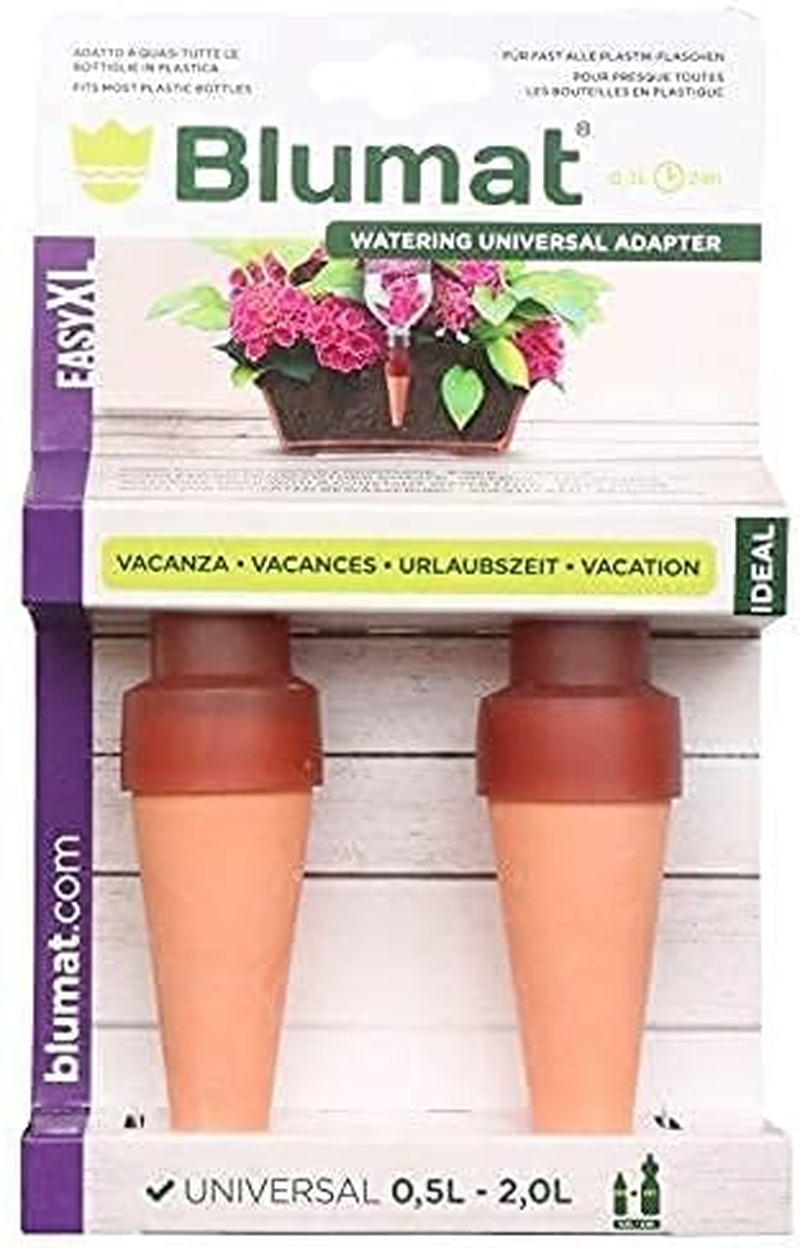 Blumat 22202 Bottle Adapter for Plant Watering, X-Large, 2-Pack image number 4