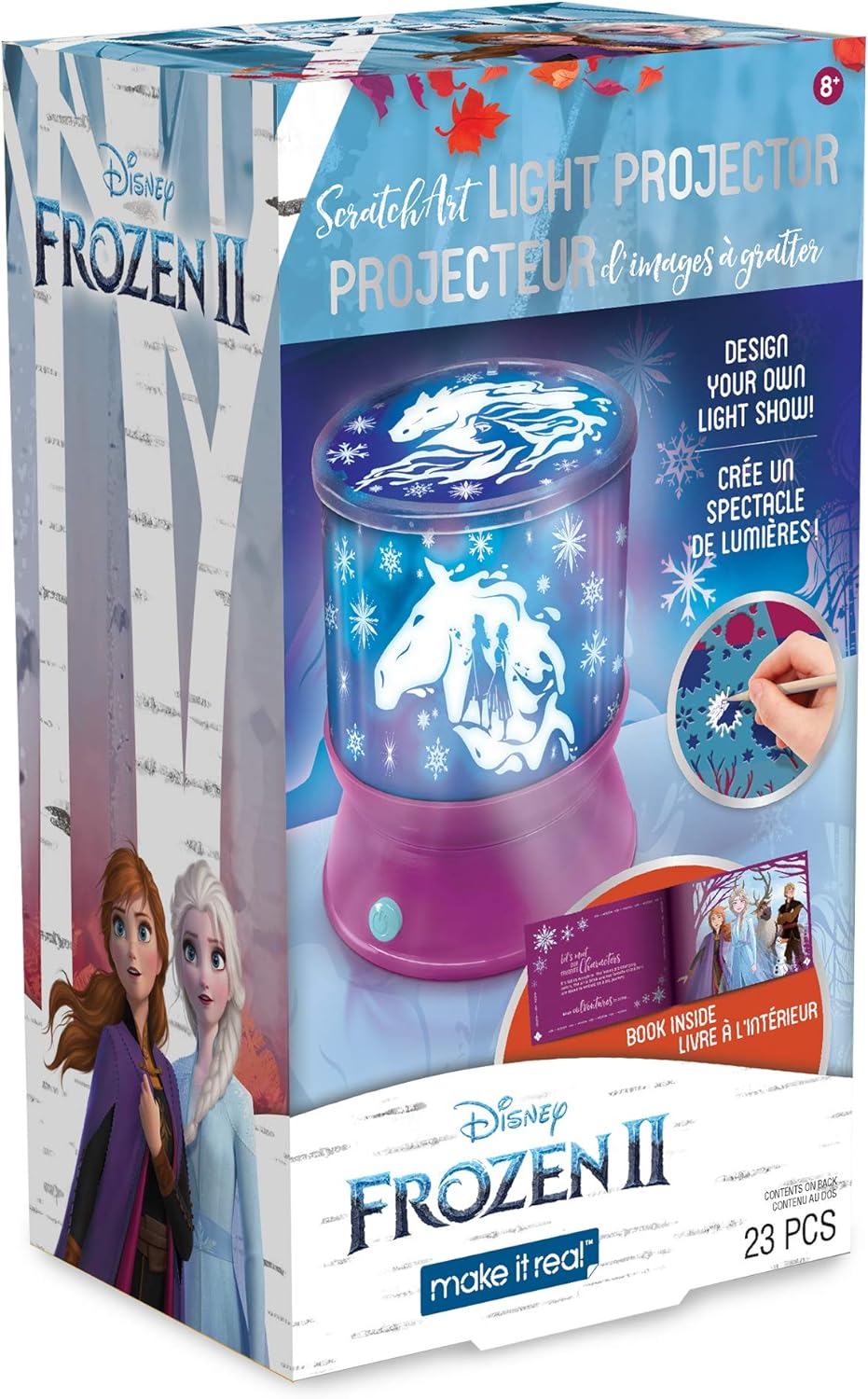 Make It Real &ndash; Disney Frozen 2 Starlight Projector - DIY Ceiling Projector for Girls - Illuminates Kids Bedrooms with Scenes from Disney&rsquo;S Frozen 2 image number 3