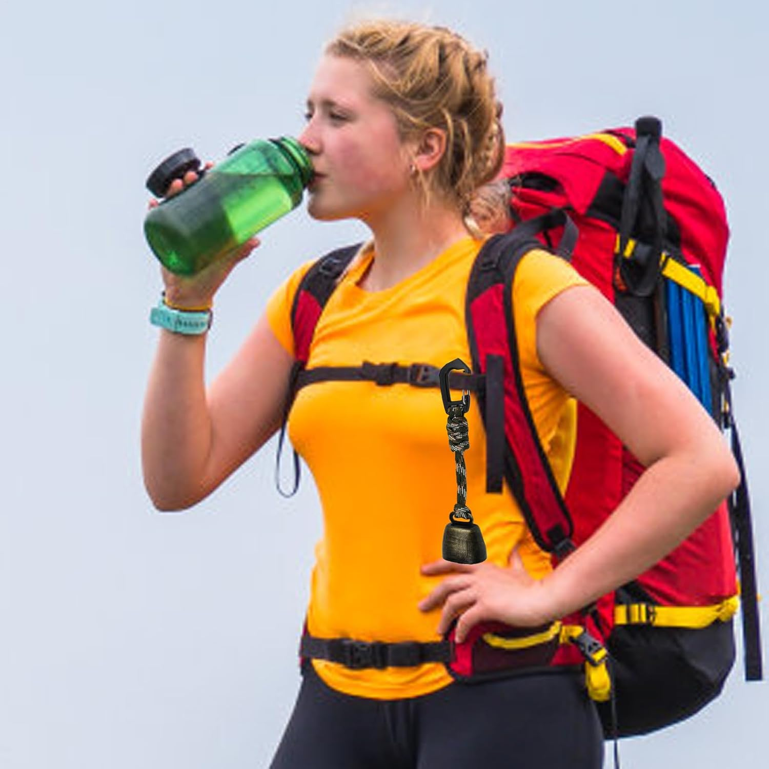 Bear Bell &ndash; Outdoor Alert Noise Pendant, Trail Warning Bell | Portable Jingle Device with Silent Mode for Nature Walks, Wilderness Safety, Mountain Climbing, Survival Hiker Kit for Bears image number 4