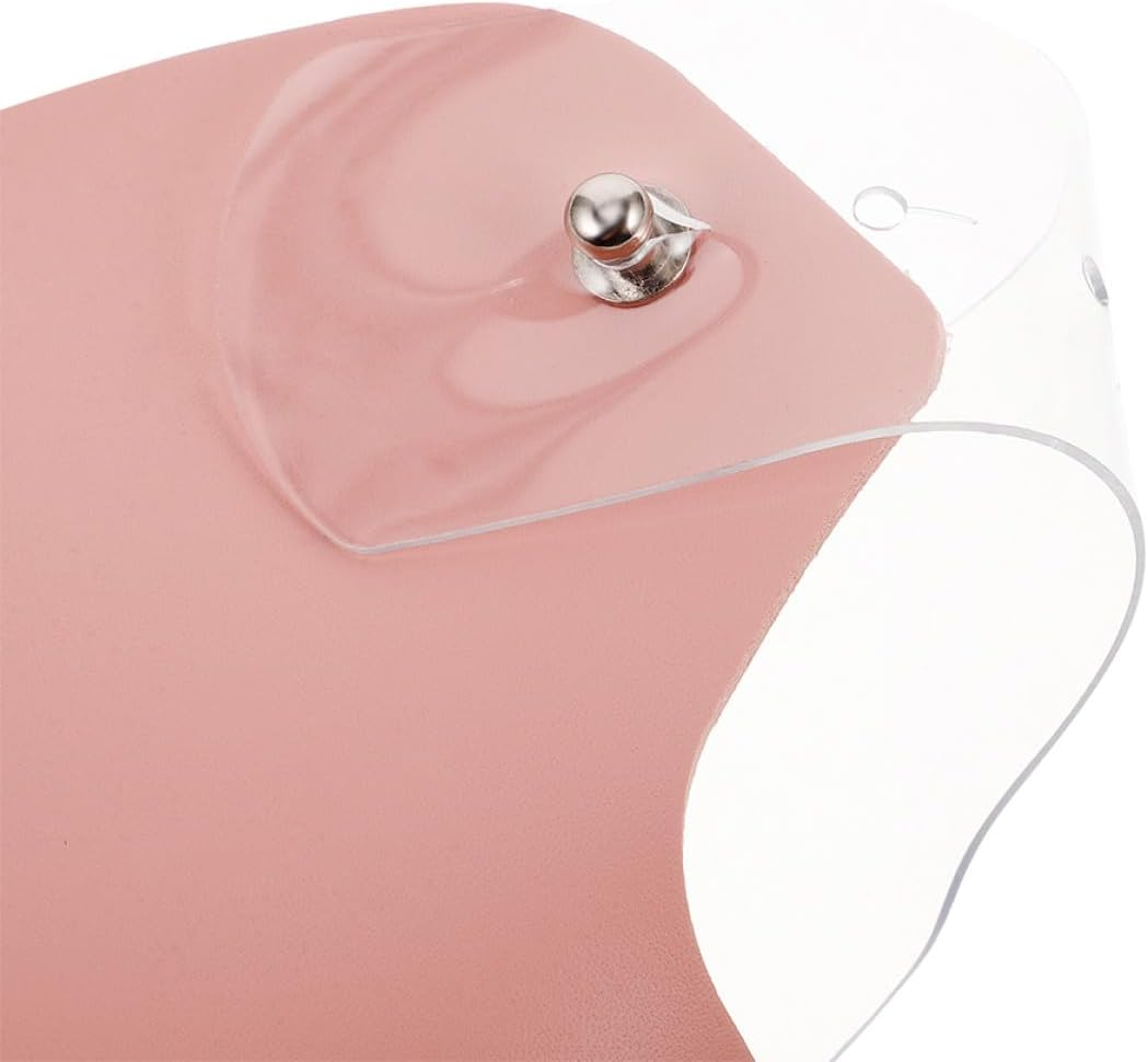 TOPPERFUN 2Pcs Pink Makeup Mixing Gloves and Small Foundation Palette Tray Set for Cosmetic Blending and Eyeshadow Mixing, Protective Hand Gloves for Professional Makeup Artists image number 2