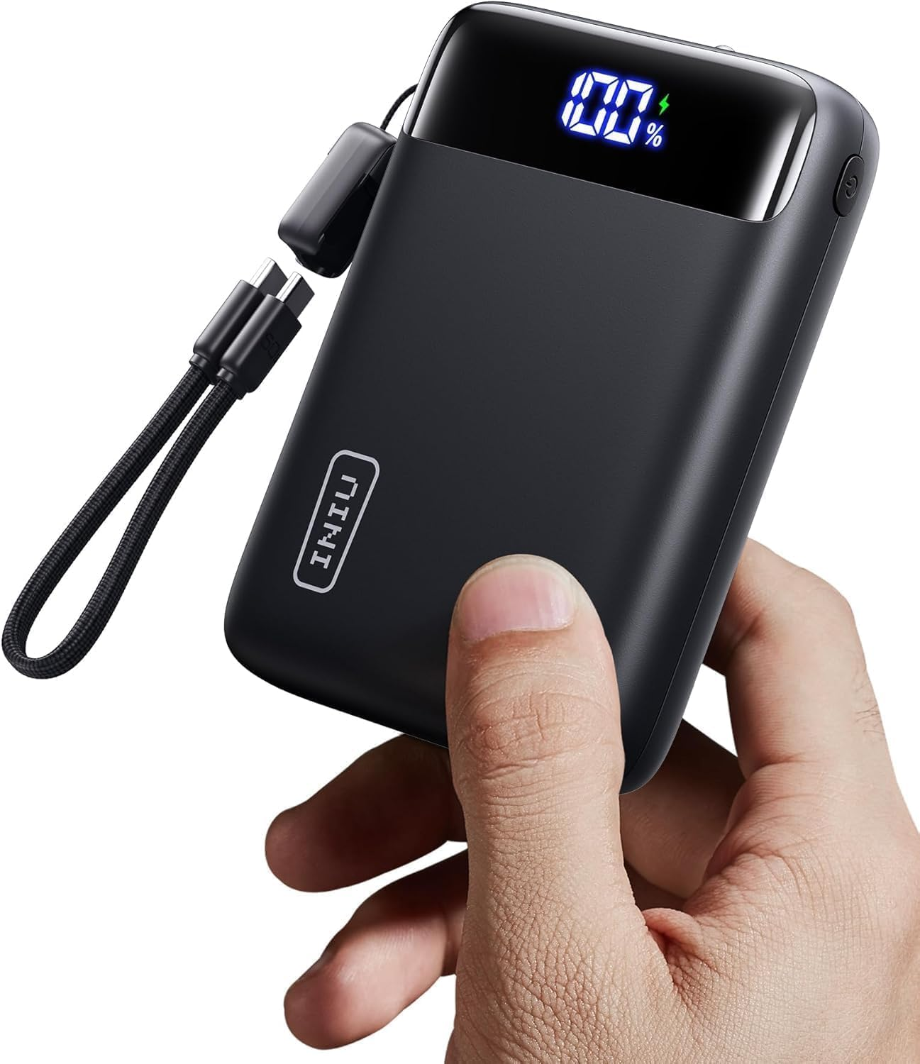 INIU Power Bank, Smallest 22.5W 20000Mah Power Bank with Attached USB C Cable, Fast Charging Portable Charger, Travel Essential Battery Ban Compatible with Iphone 17 16 Samsung S26 S25 Google Ipad image number 4