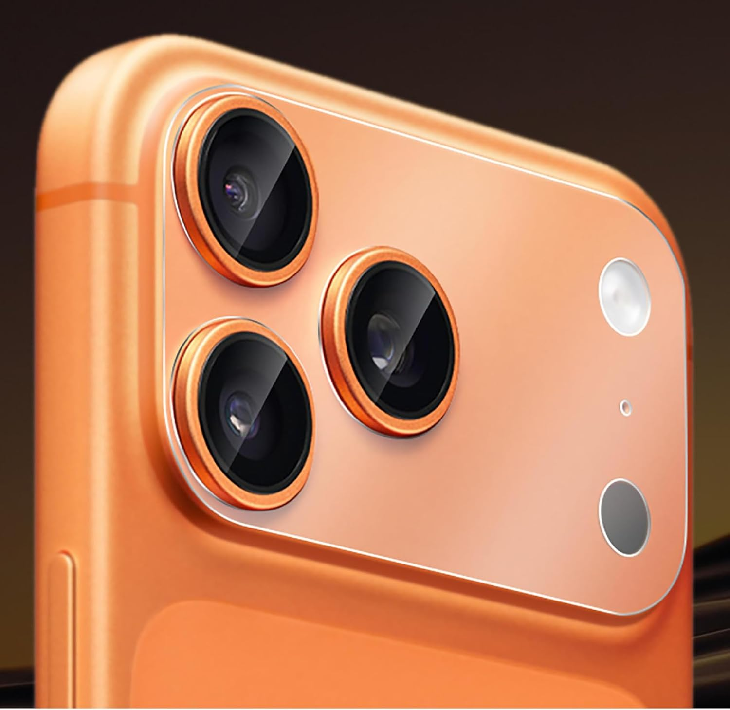 GIOPUEY Back Protector for Iphone 17 Pro Max, Back and Camera Plateau Coverage Protector Film, Flexible PET, Cratch Resistant, Semitransparent Matte - 2+2 Pack image number 4