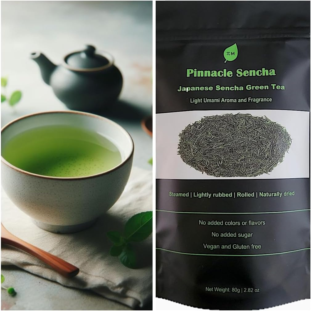 Green Tea, Premium Japanese Sencha, Loose Leaf Green Tea from Yame, Subtle Flavour and Smooth after Taste, 80G image number 3