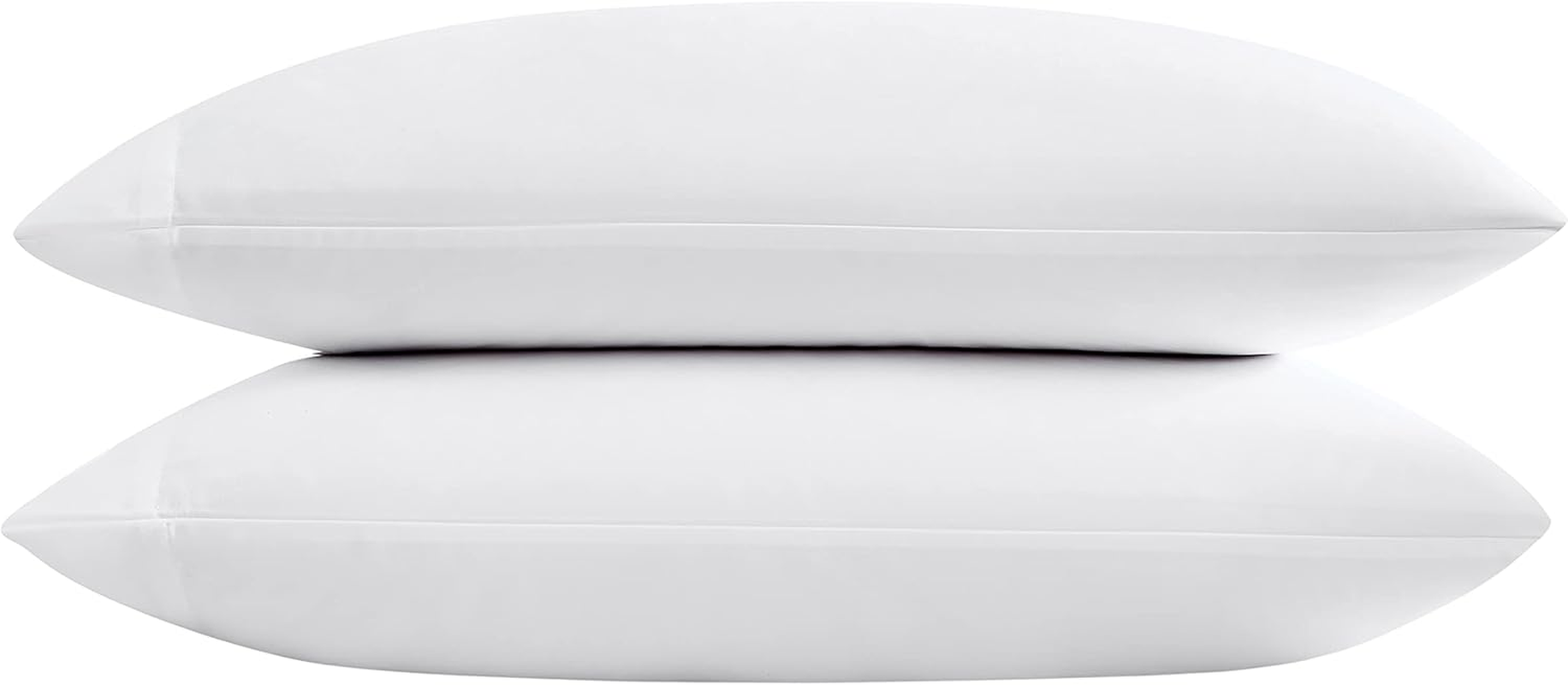 Vera Wang - Pillow Case Set, Luxury Sateen Cotton Bedding, 800 Thread Count, Soft & Smooth Bedding Set (Ivory, Standard Pillowcases)