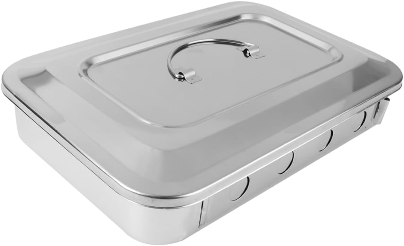 BIUDECO Stainless Steel Temperature Thermometer Disinfection Tray Soaking Box for Safe Sterilization and Convenient Use image number 6