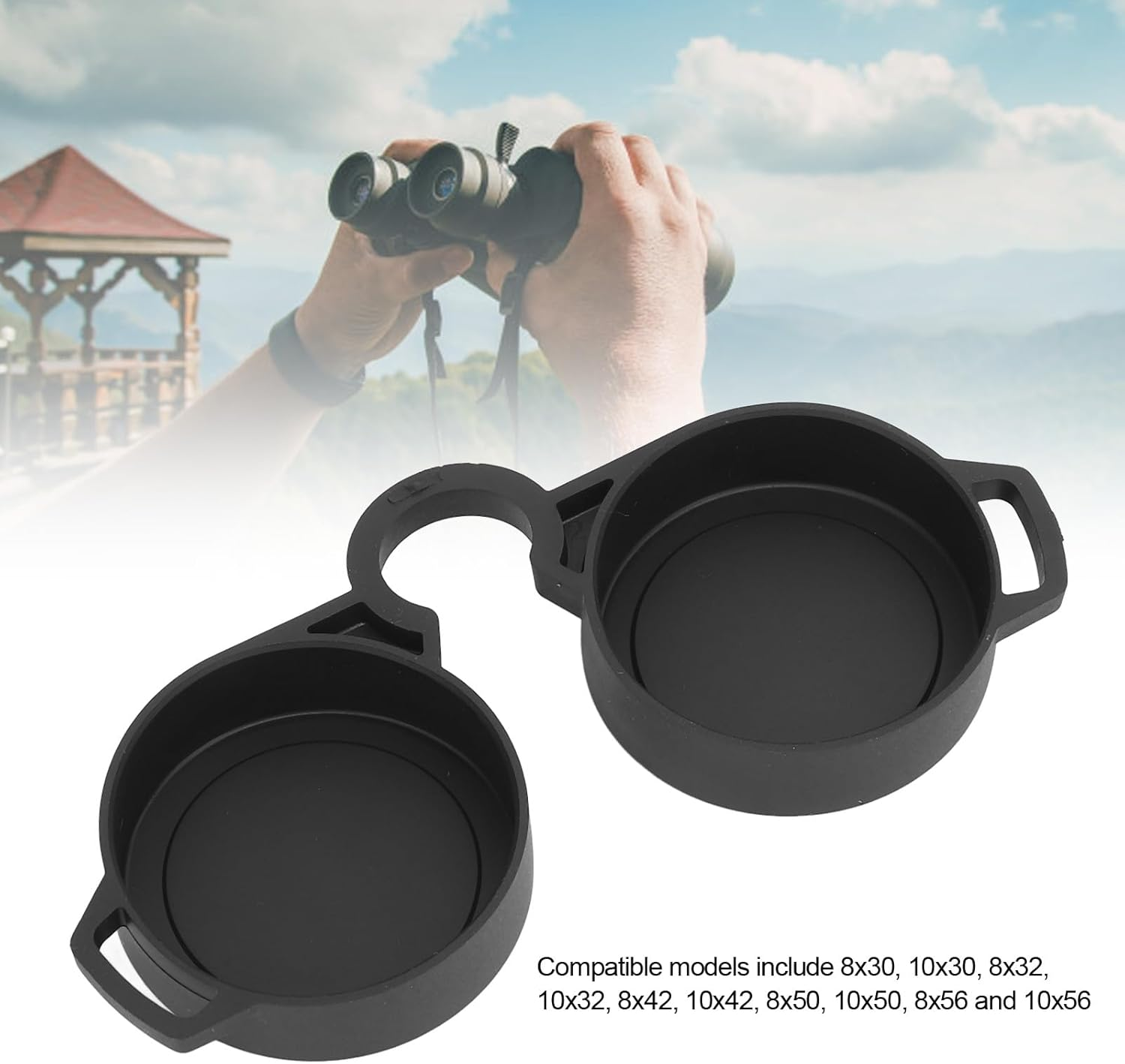 Binoculars Rain Cover, Rubber Lens Caps, Eyepiece Eyecup, Binoculars Protective Covers, Telescope Accessories image number 6